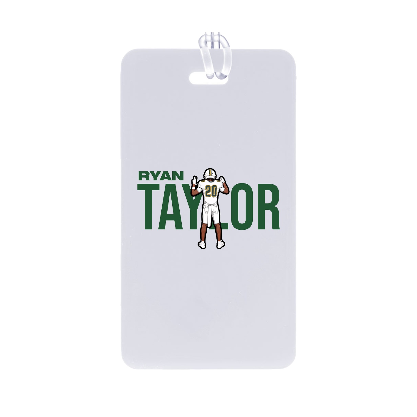 Bag Tag — Player Name in Classic