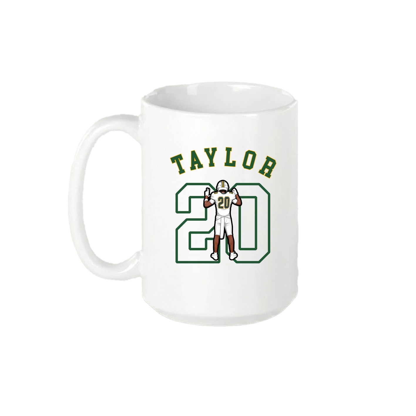 15oz Coffee Mug — Shirsey Arch in White