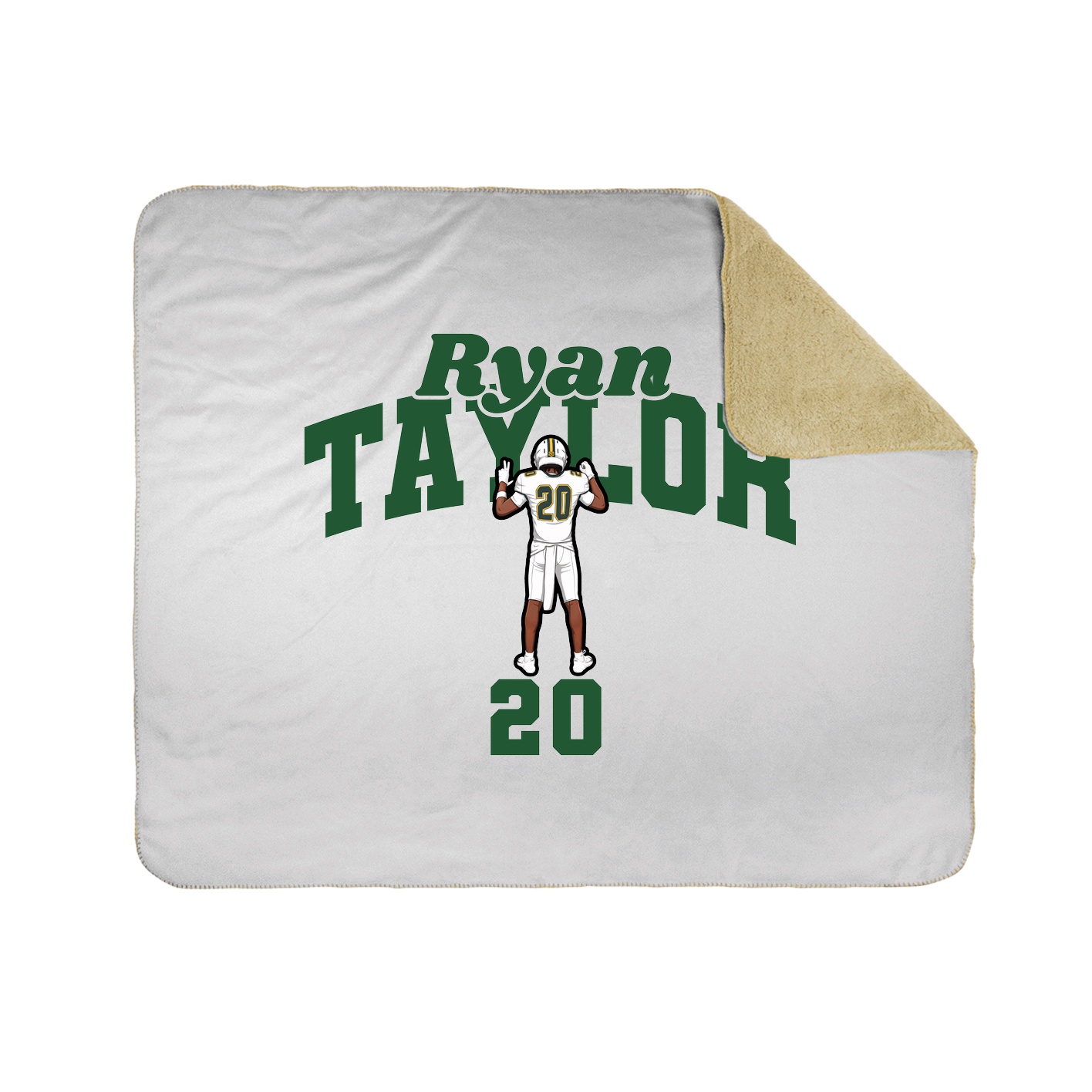 Throw Blanket — Signature Arch in White
