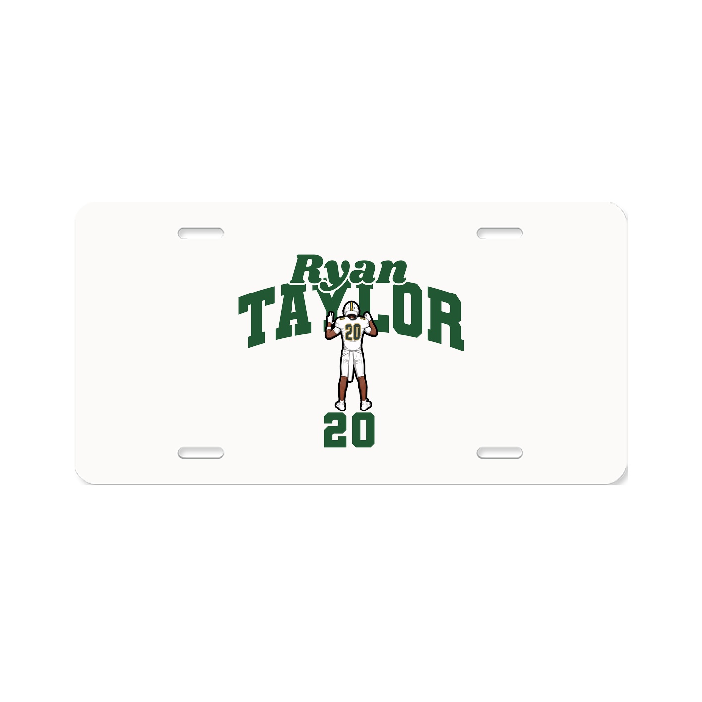 License Plate — Signature Arch in Classic