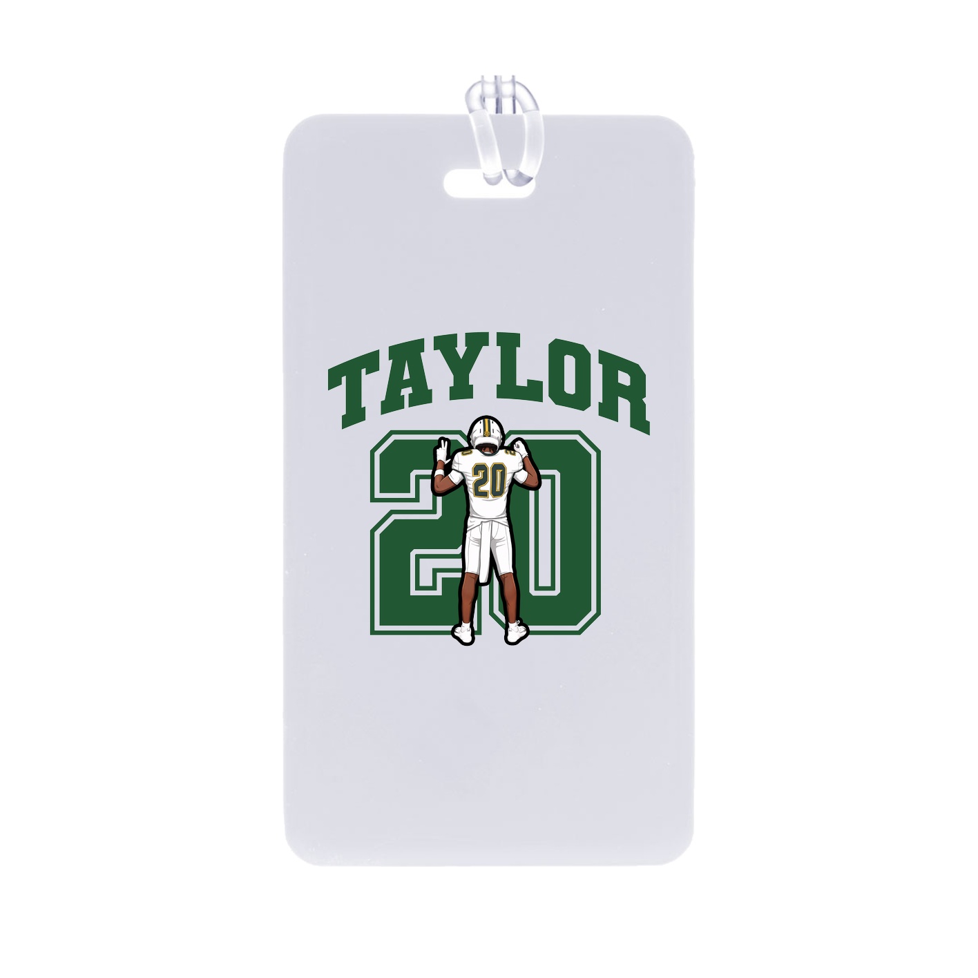 Bag Tag — Number in Classic