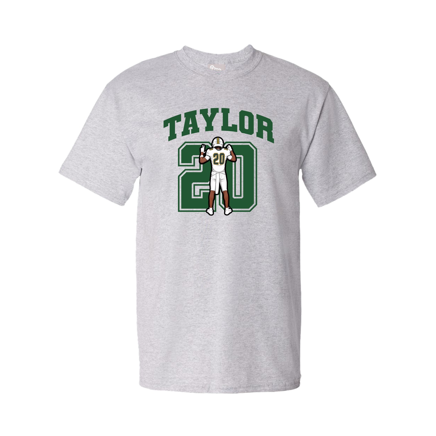 Youth Tee — Number in Grey