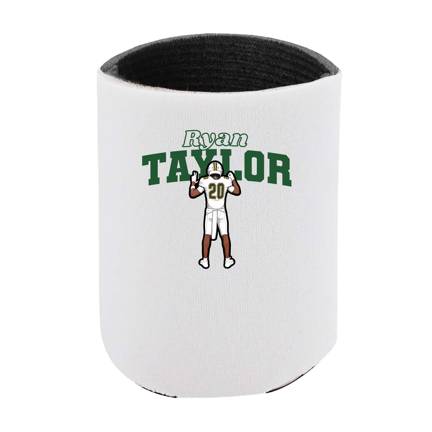 Can Holder — Name Arch in White
