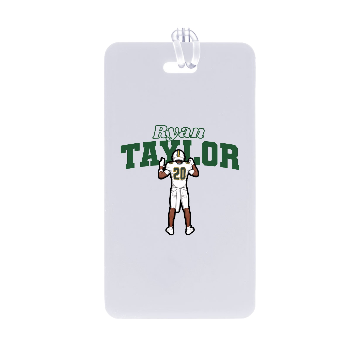 Bag Tag — Name Arch in Classic
