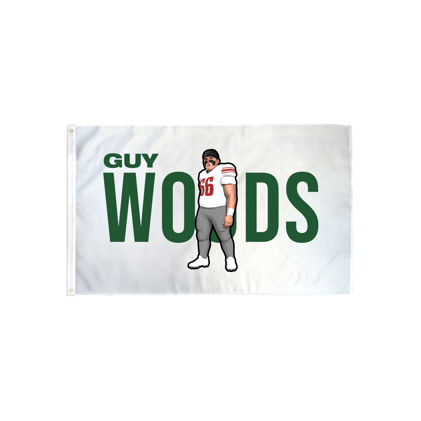 3x5 Flag — Player Name in Classic