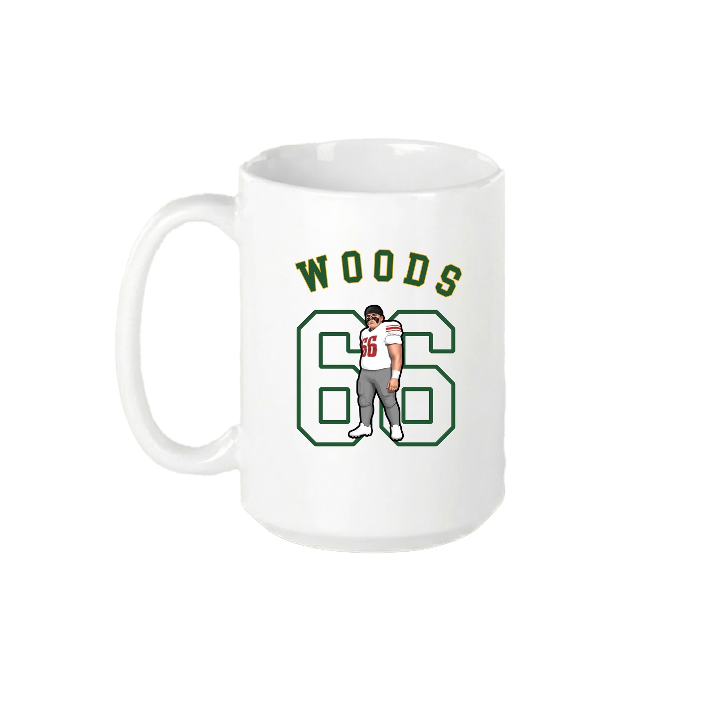 15oz Coffee Mug — Shirsey Arch in White