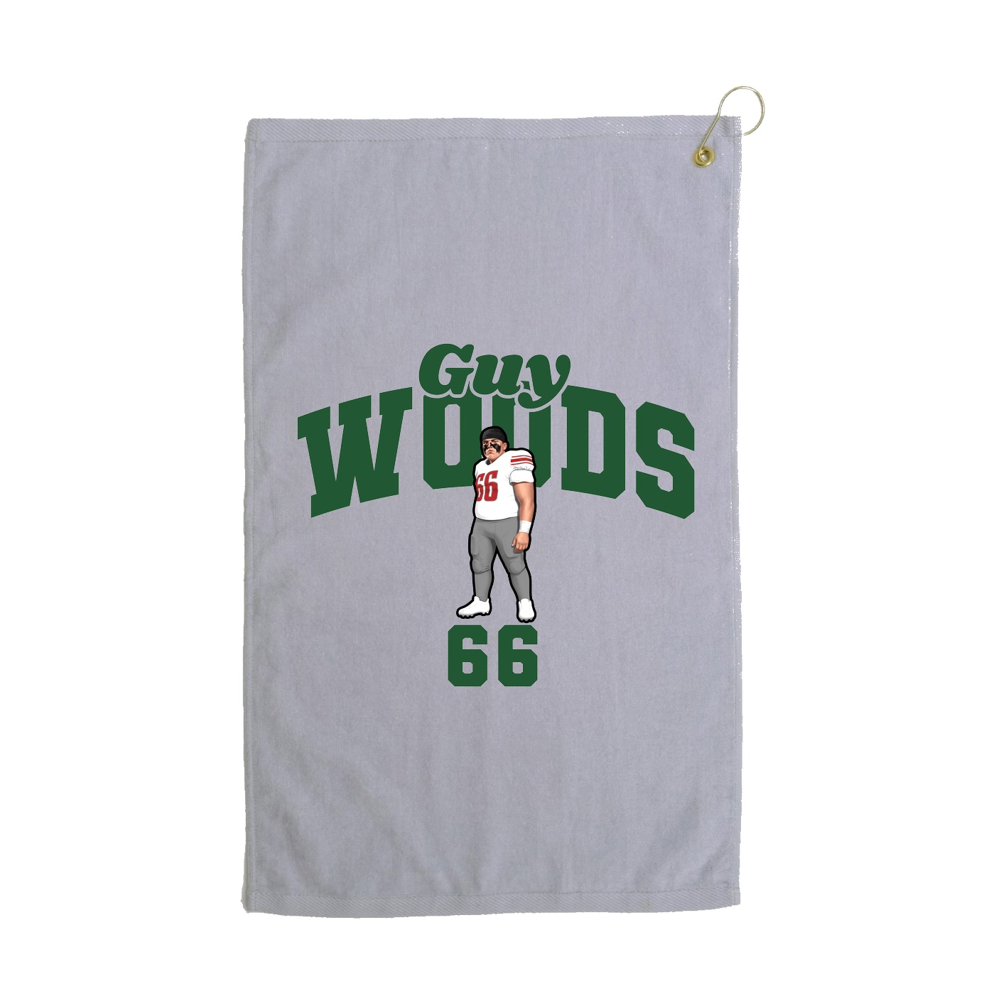Golf Towel — Signature Arch in Grey
