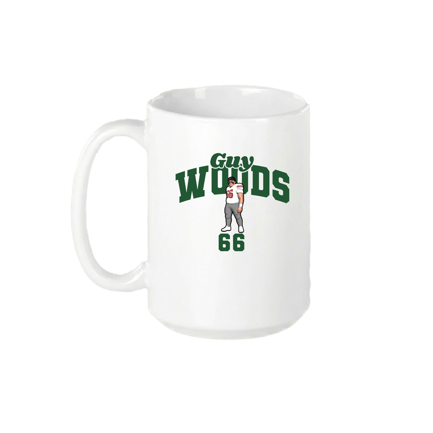 15oz Coffee Mug — Signature Arch in White