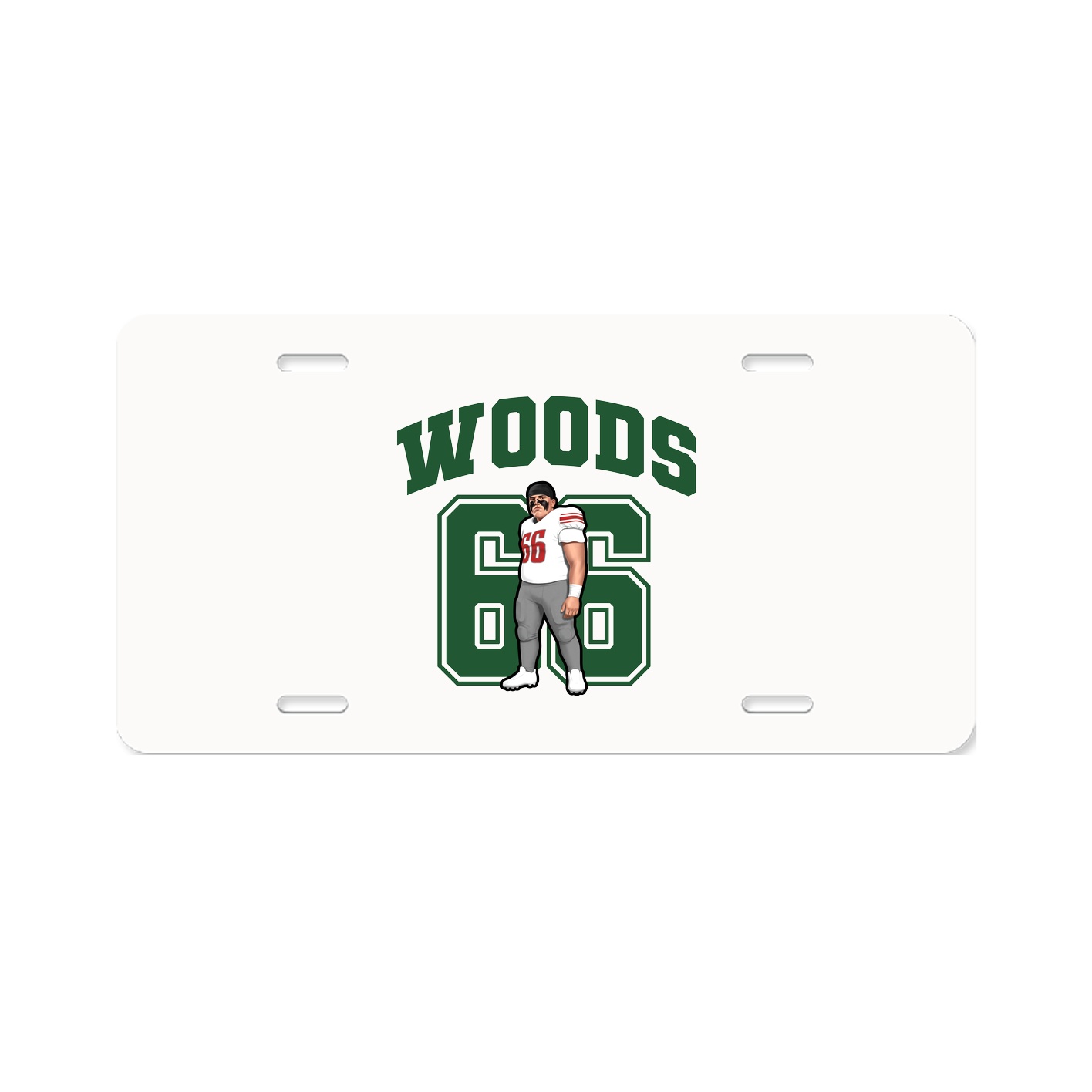 License Plate — Number in Classic