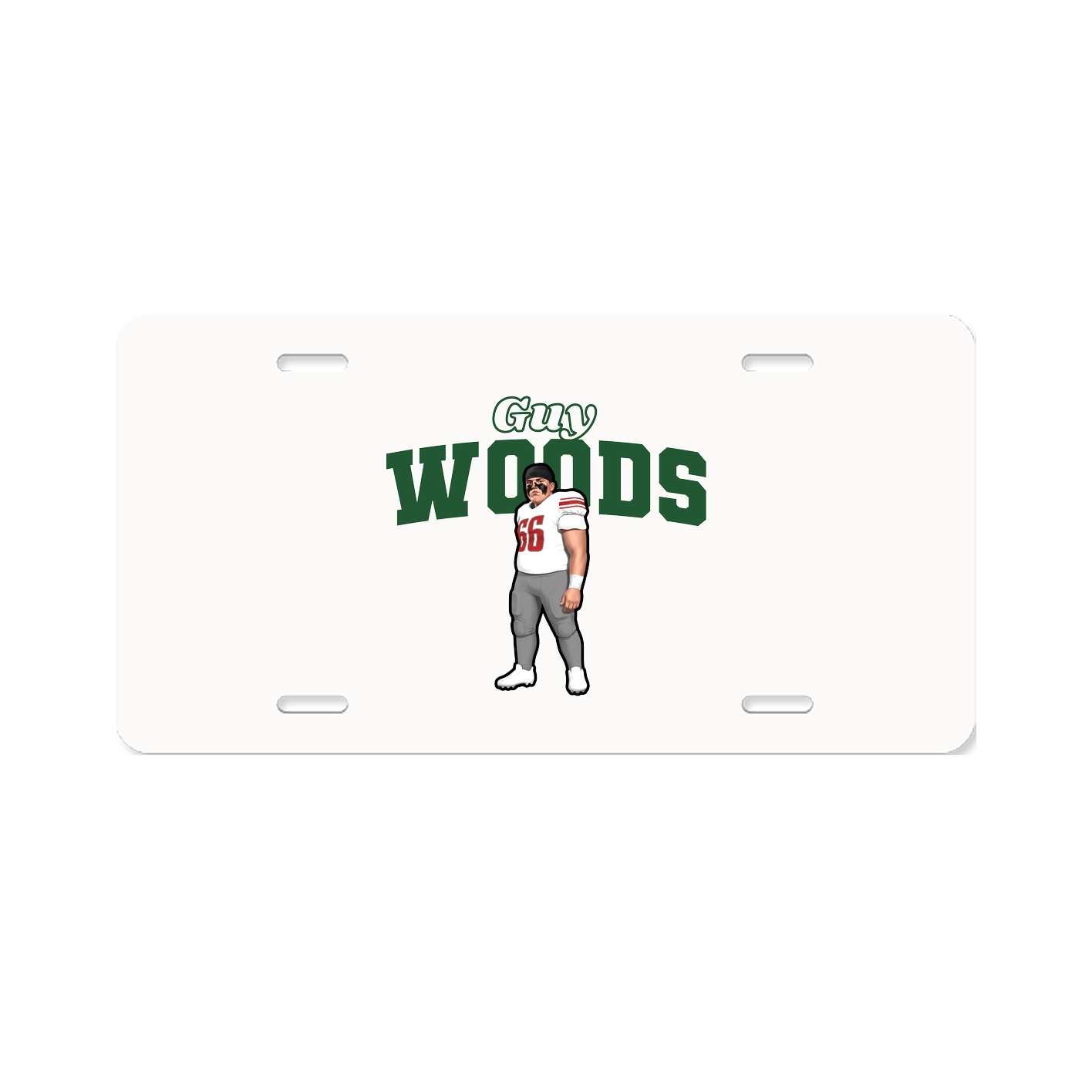 License Plate — Name Arch in Classic