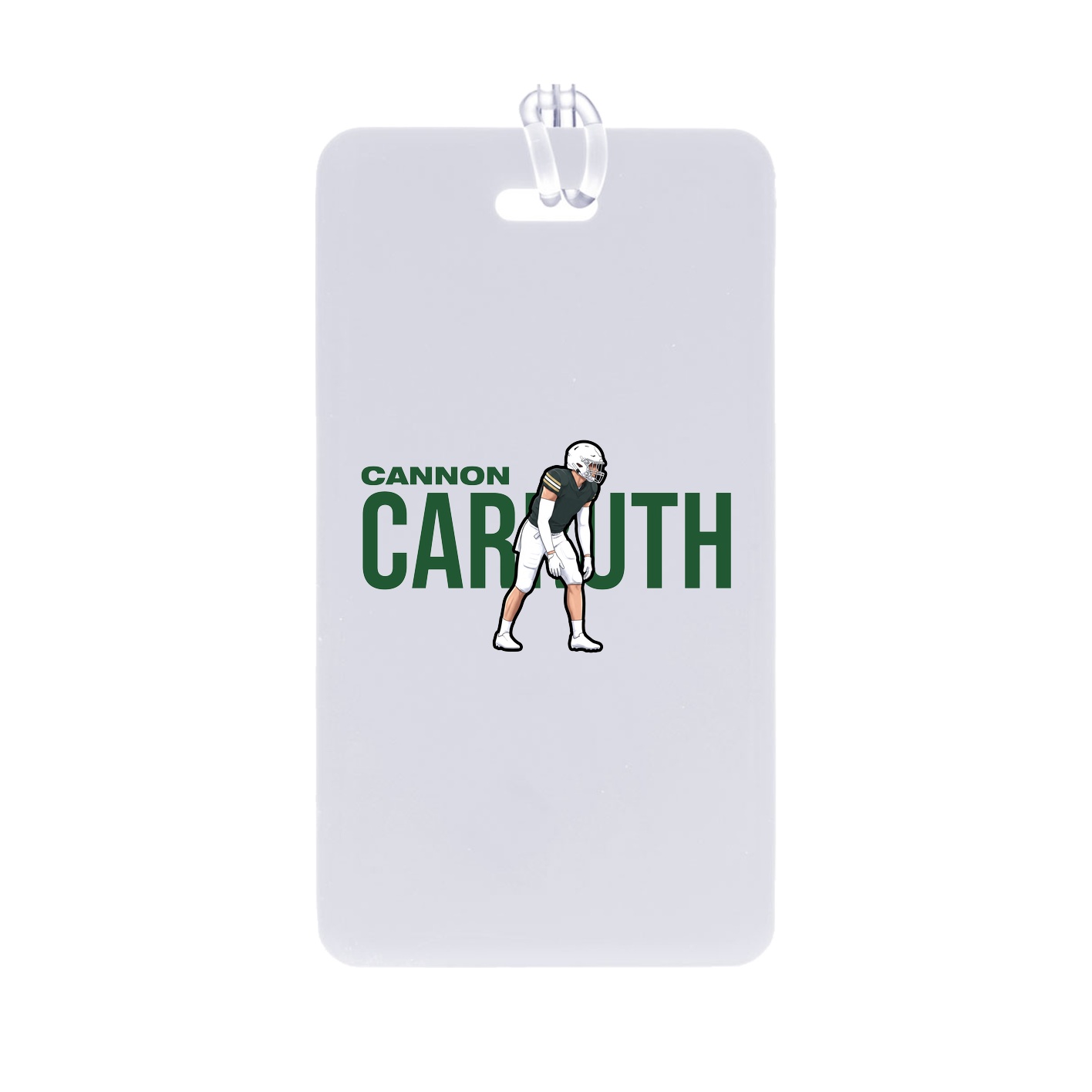 Bag Tag — Player Name in Classic
