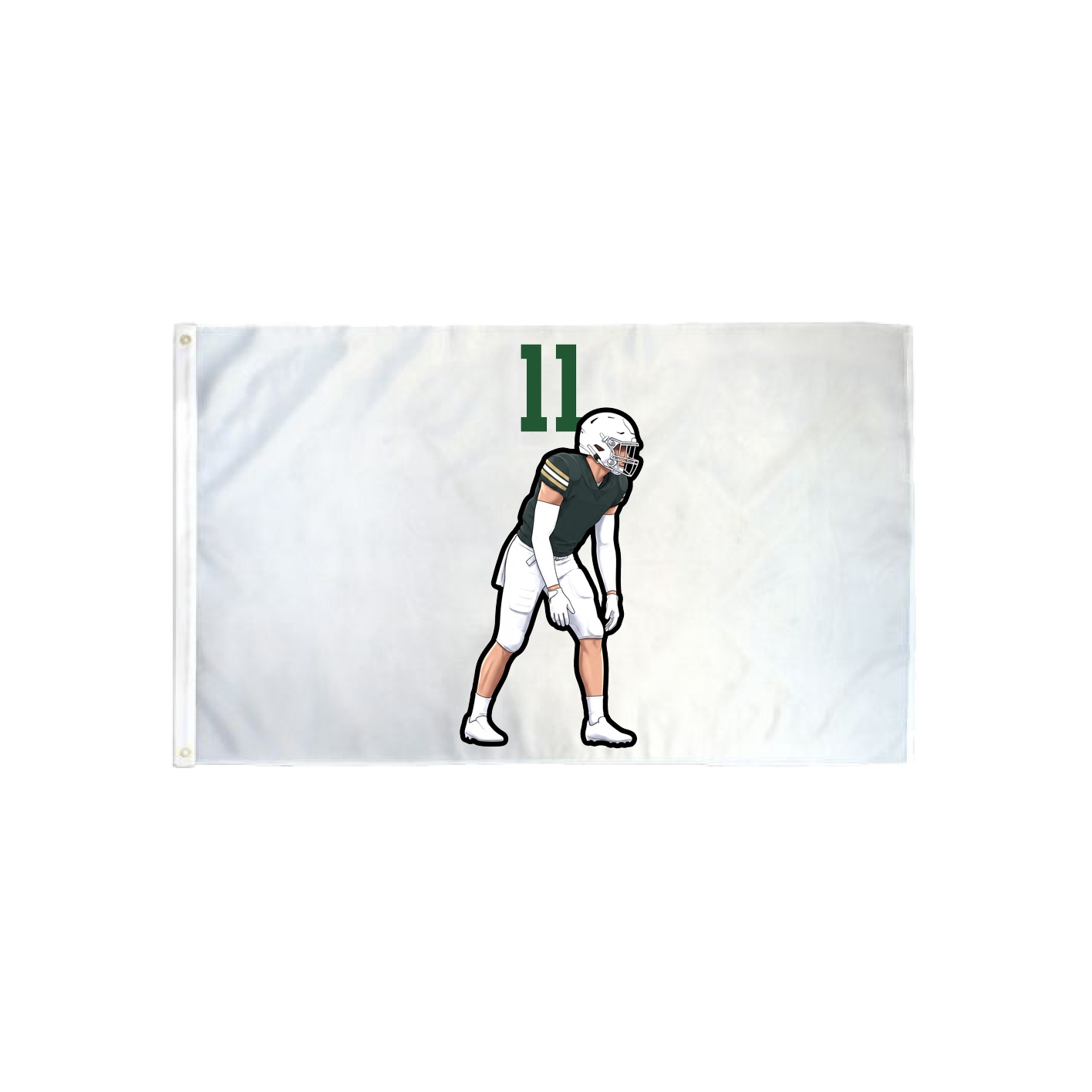3x5 Flag — Number Top in Classic