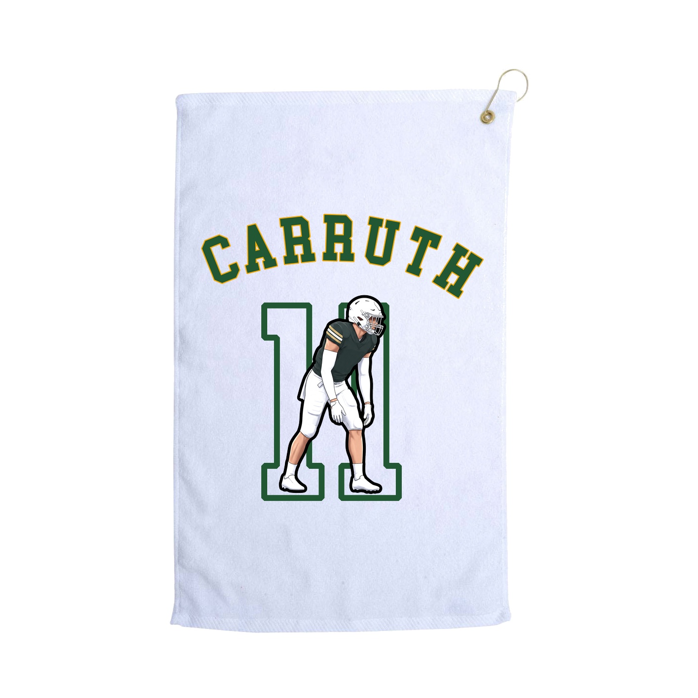 Golf Towel — Shirsey Arch in White