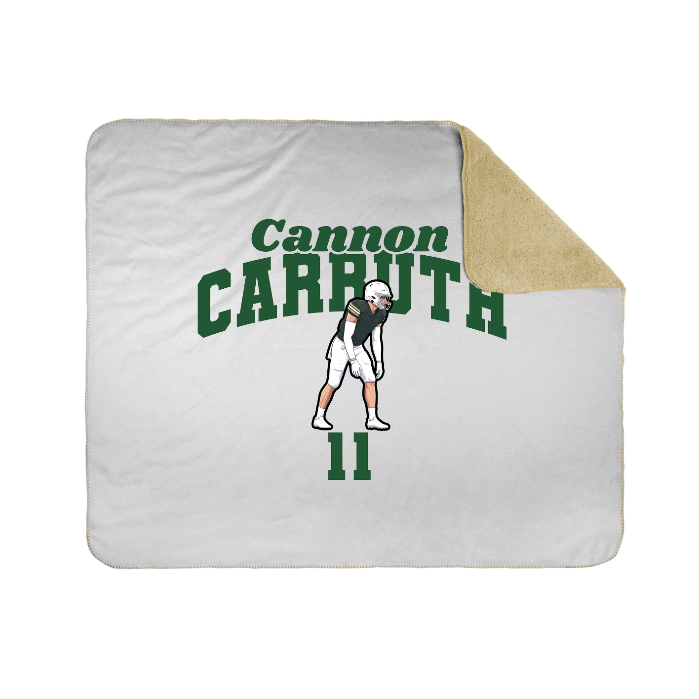 Throw Blanket — Signature Arch in White
