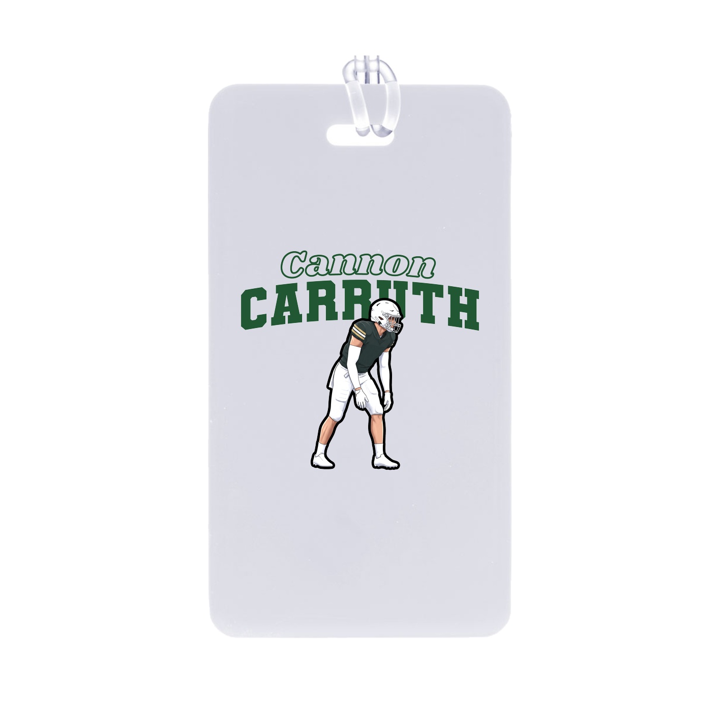 Bag Tag — Name Arch in Classic