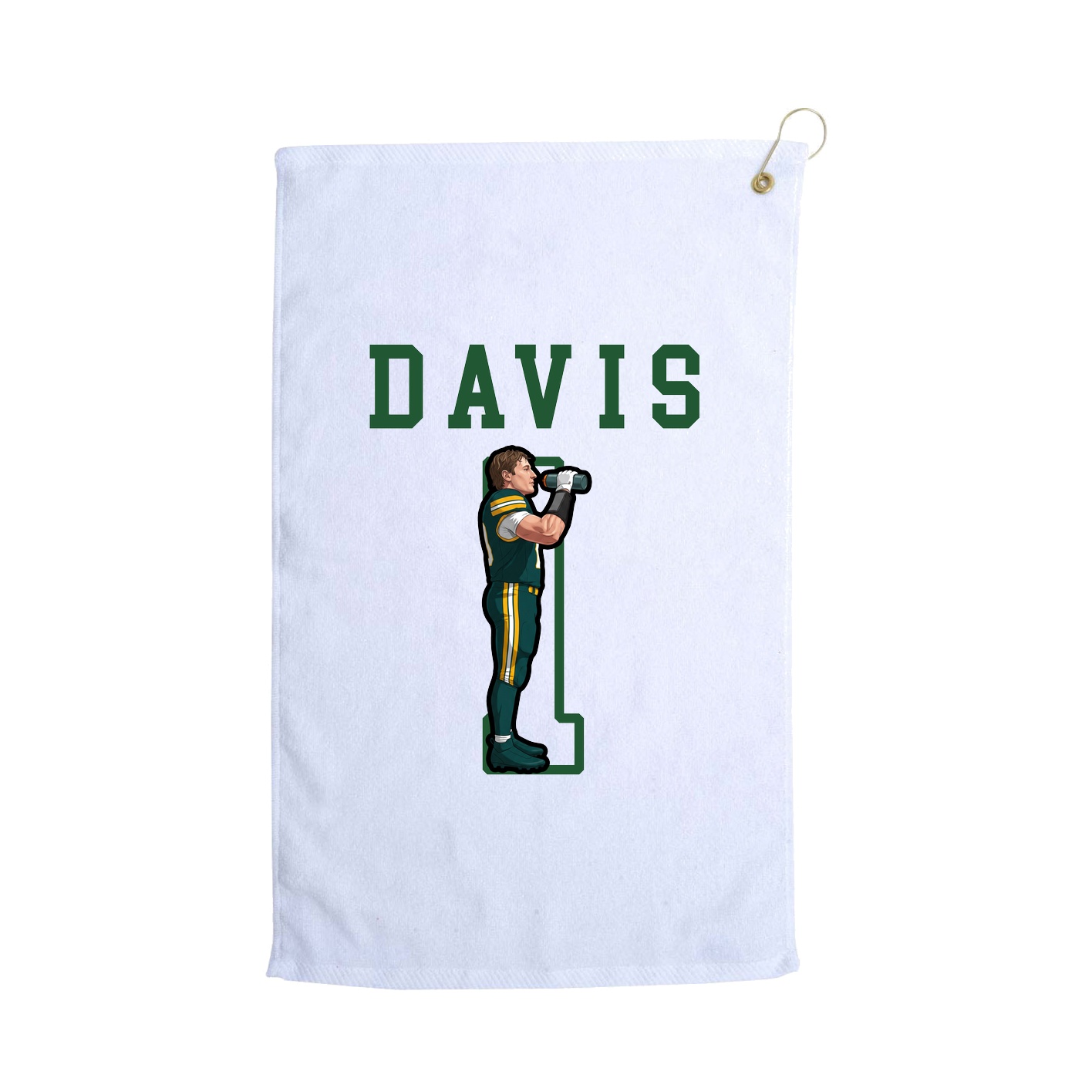 Golf Towel — Shirsey in White