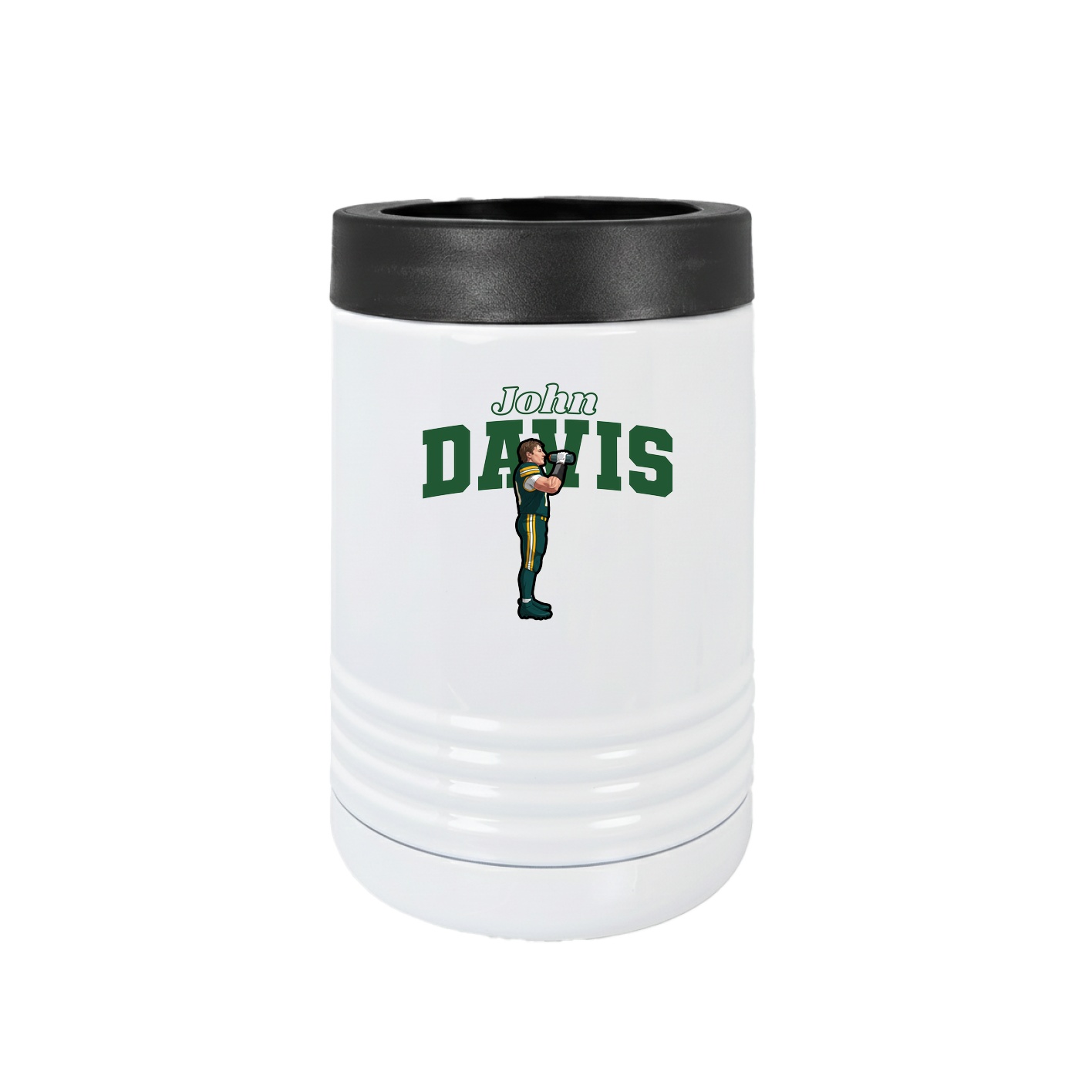 Beverage Holder — Name Arch in White