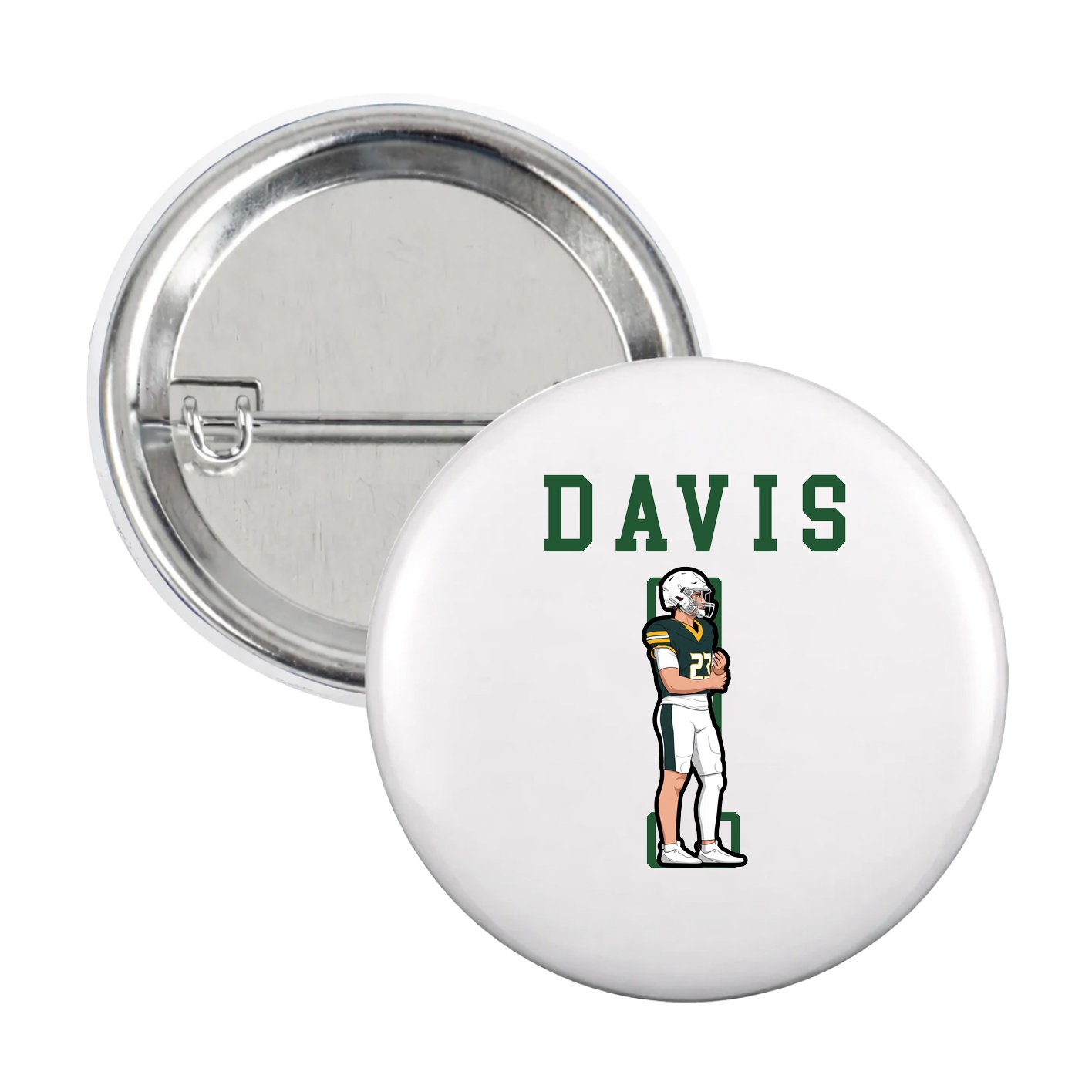 Game Day Button — Shirsey in White