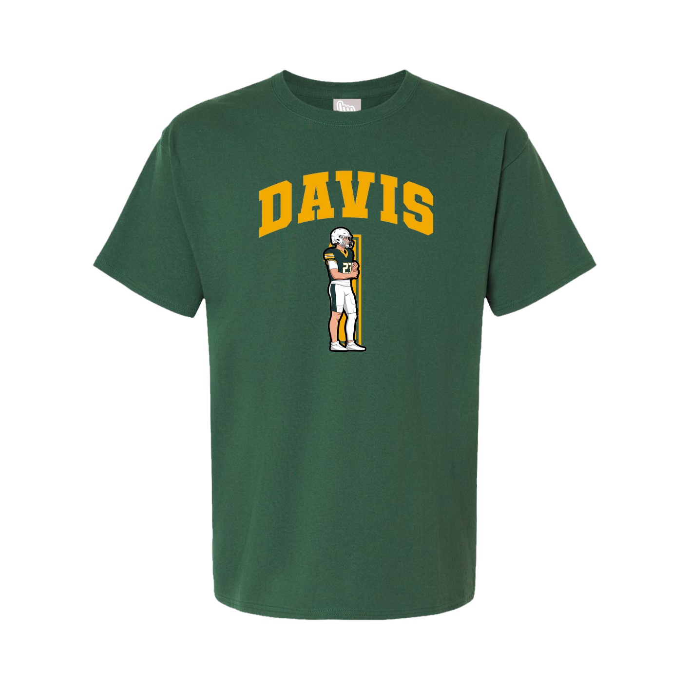 Youth Tee — Number in Green