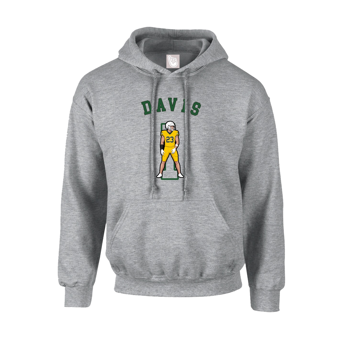 Youth Hoodie — Shirsey Arch in Grey