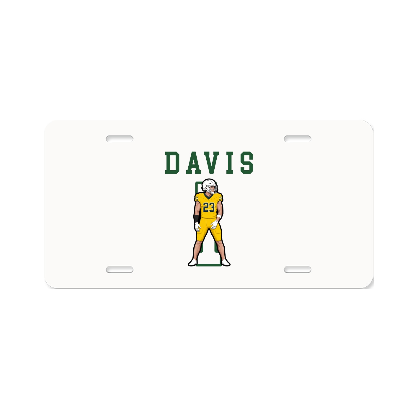 License Plate — Shirsey in Classic