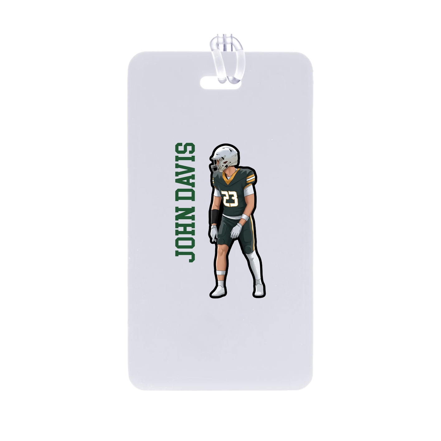 Bag Tag — Name Vertical in Classic