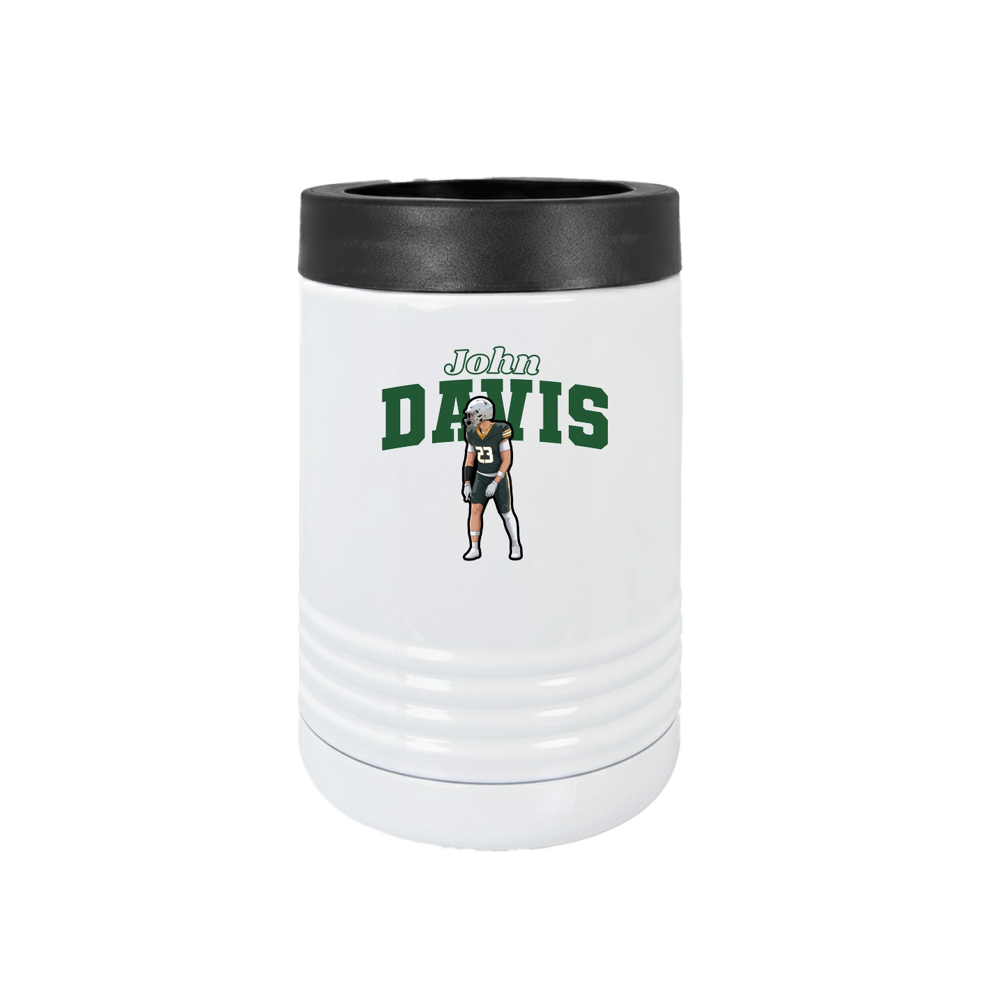 Beverage Holder — Name Arch in White