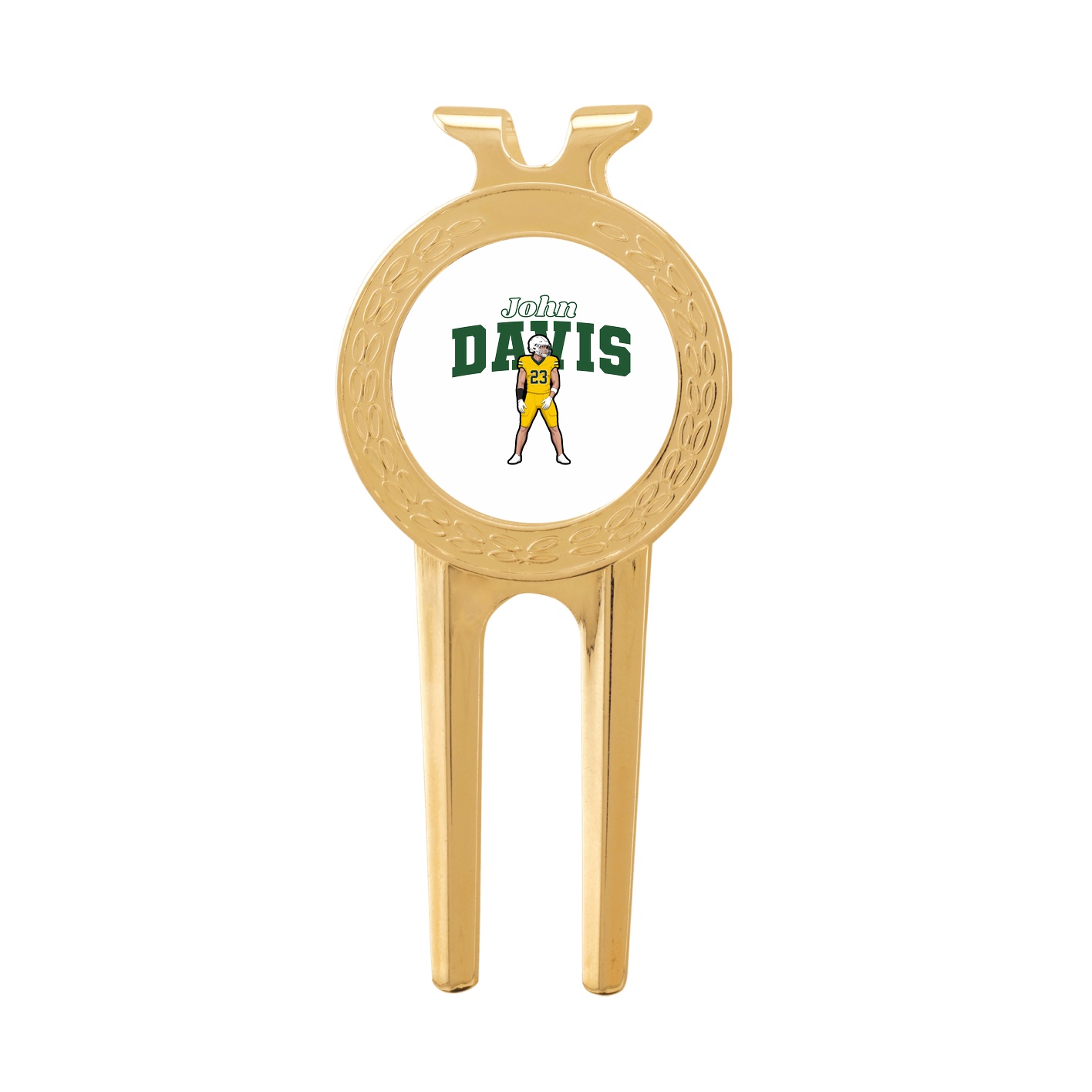 Divot Tool with Ball Marker — Name Arch in Classic