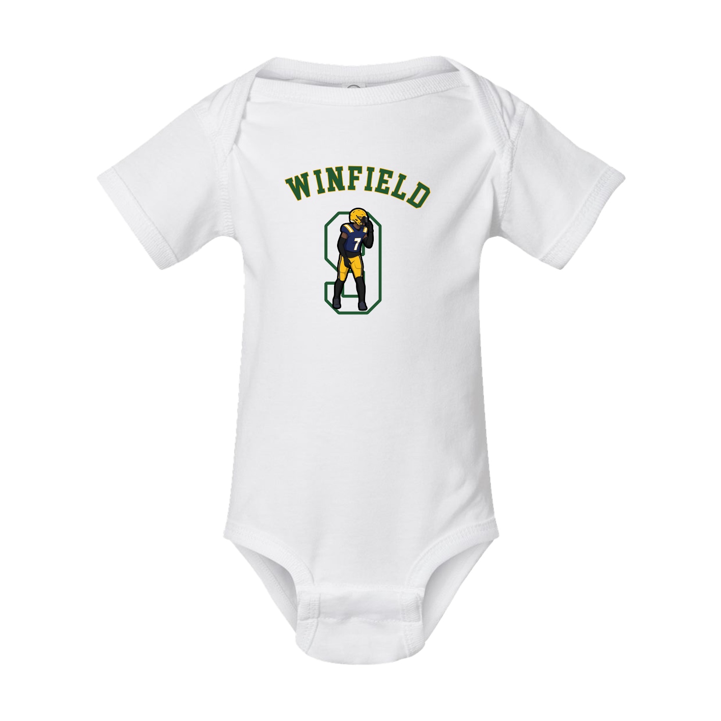Baby Onesie — Shirsey Arch in White