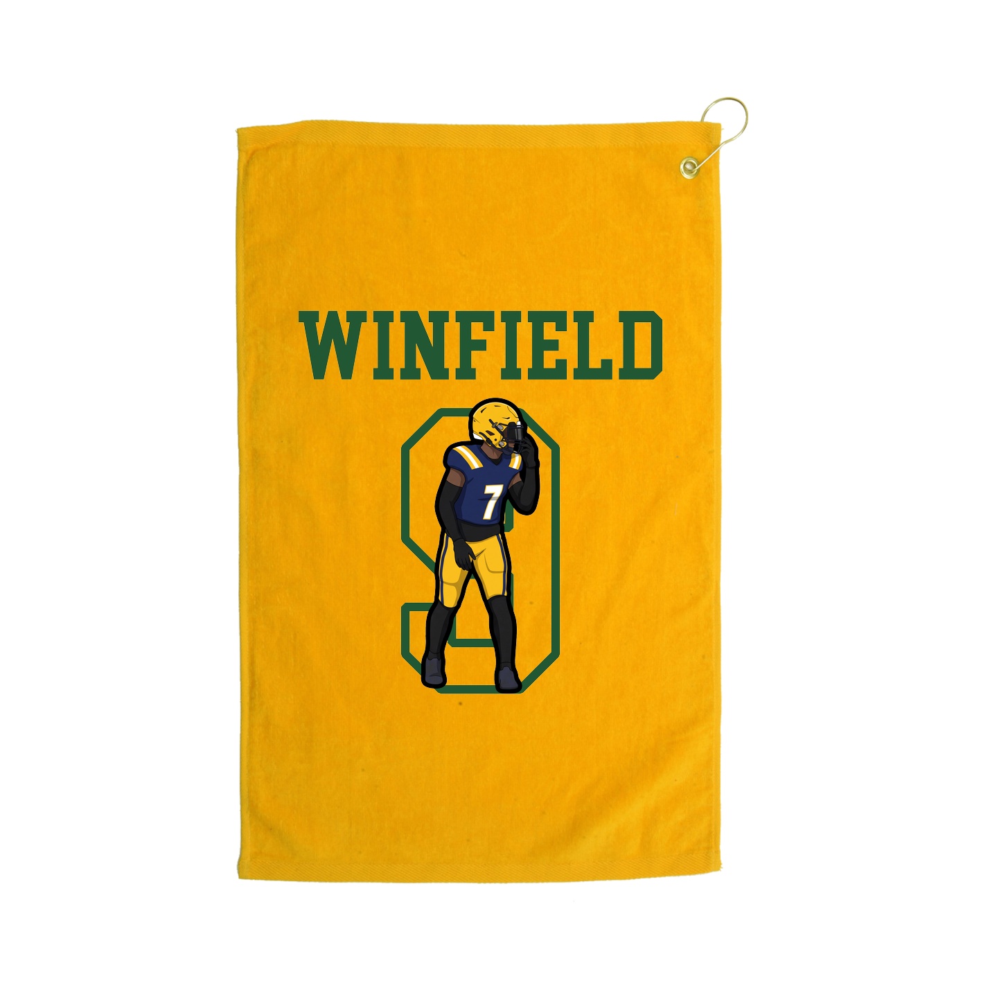 Golf Towel — Shirsey in Gold