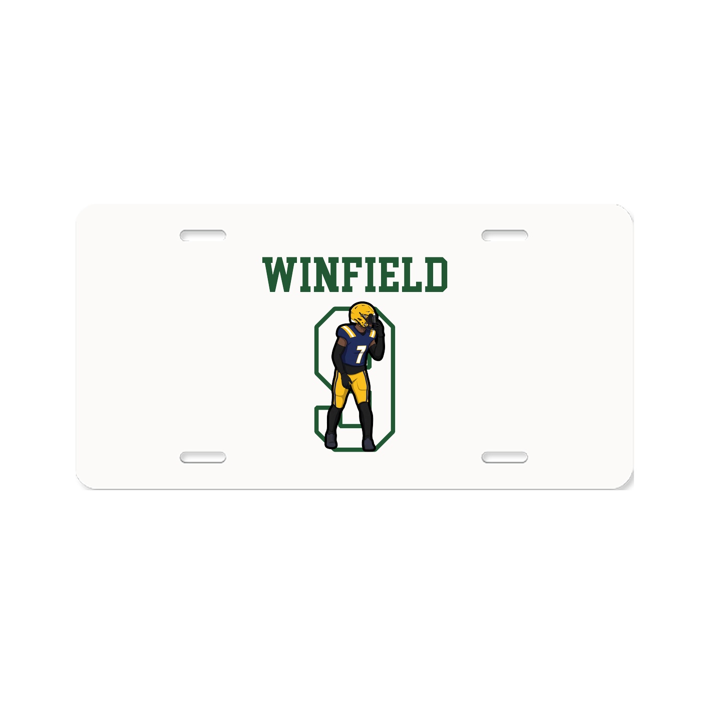 License Plate — Shirsey in Classic