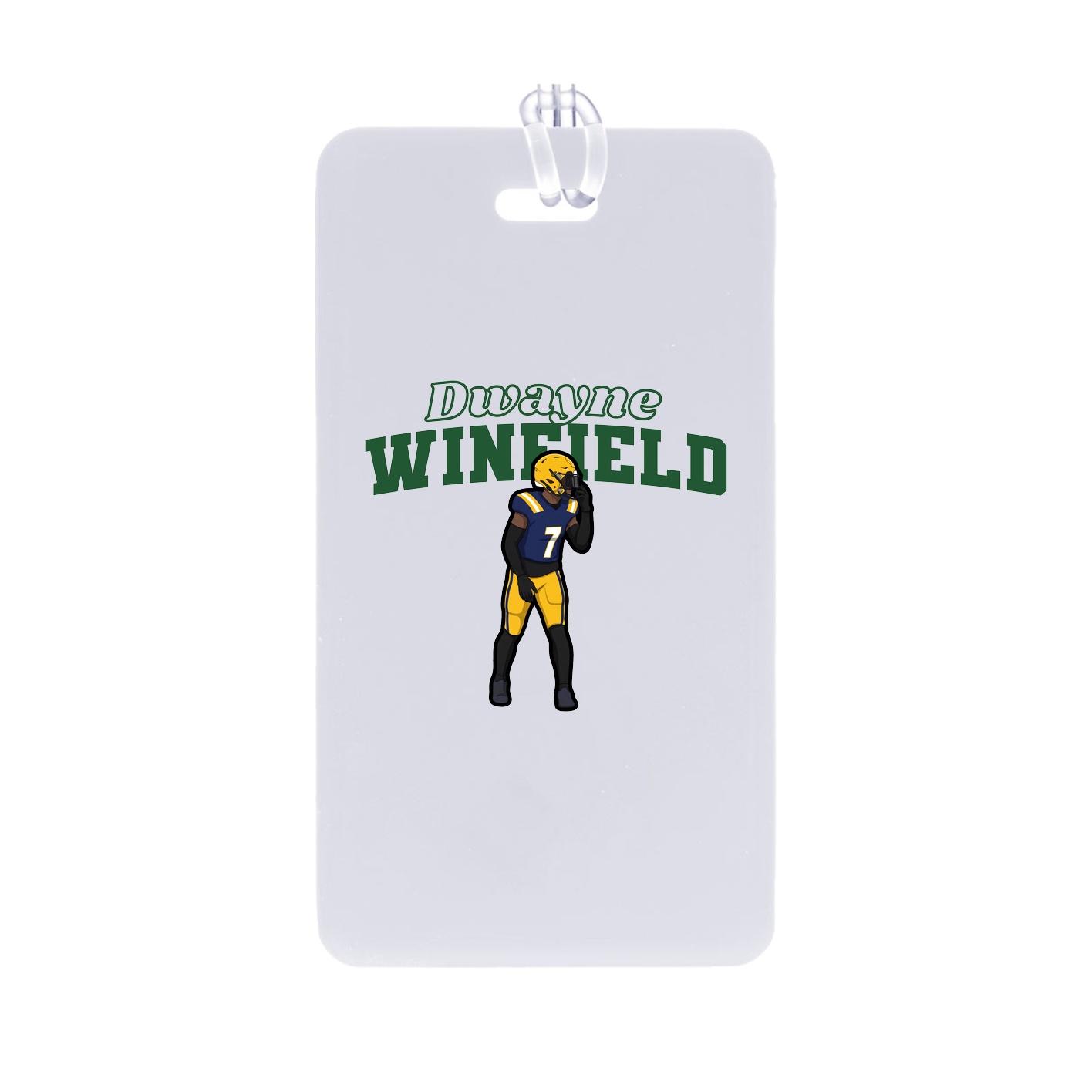 Bag Tag — Name Arch in Classic