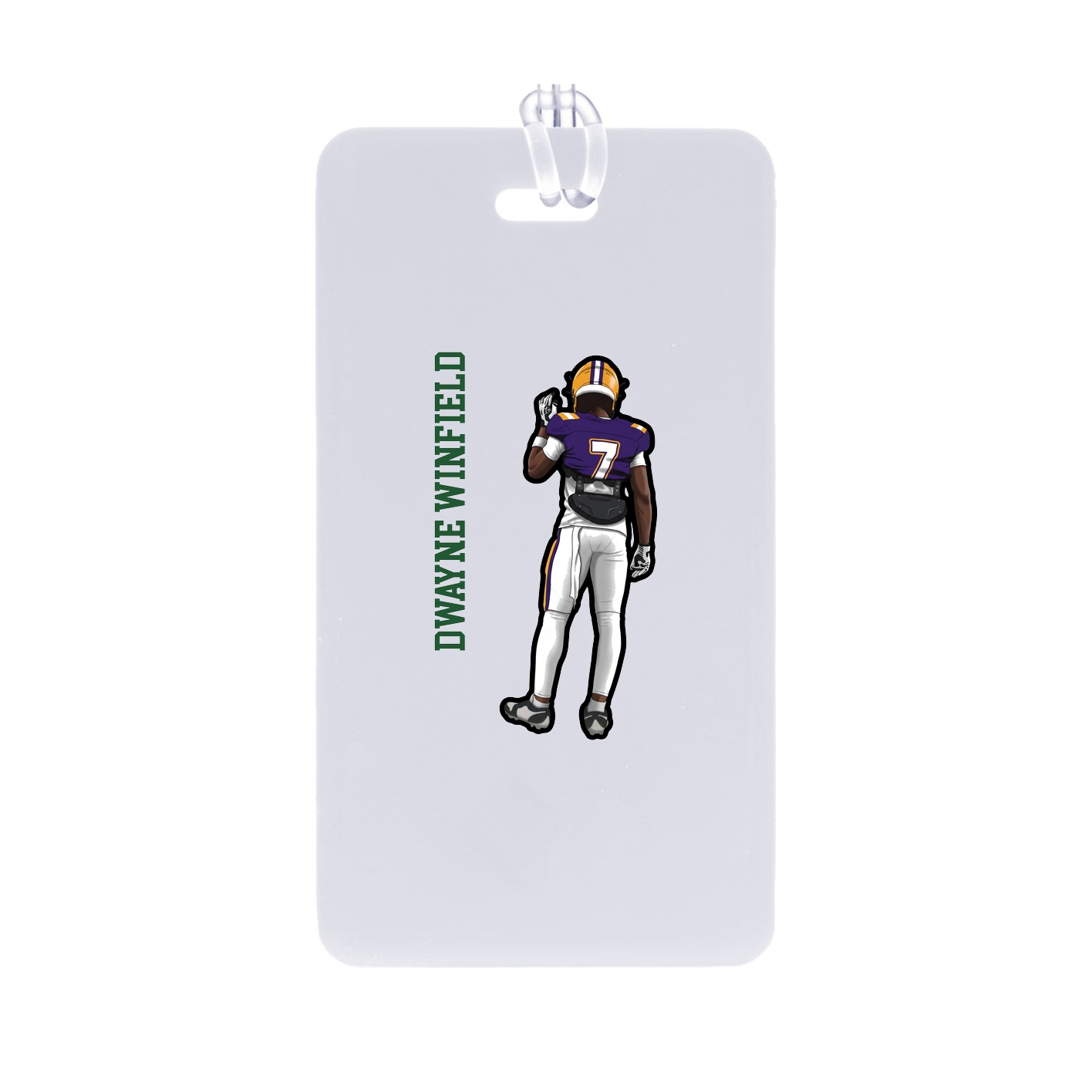Bag Tag — Name Vertical in Classic