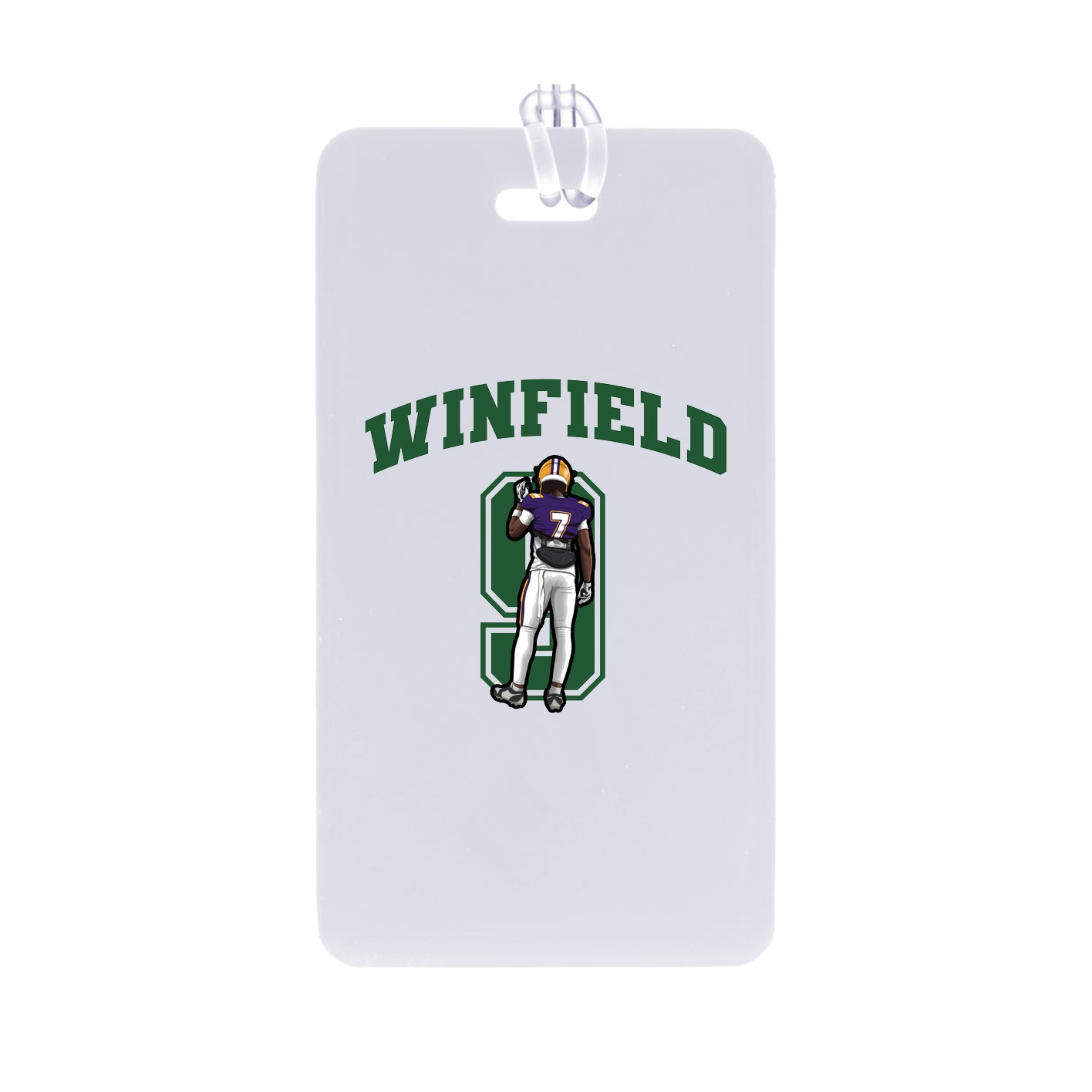 Bag Tag — Number in Classic