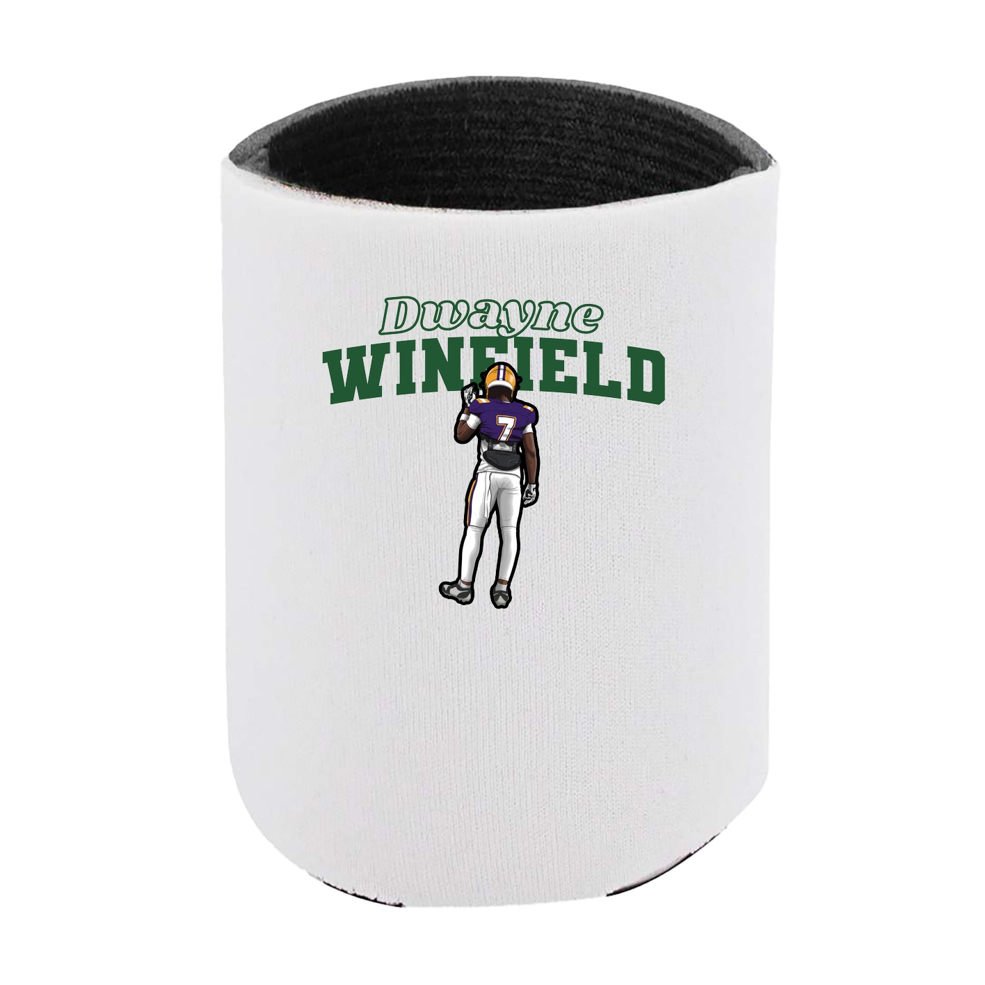 Can Holder — Name Arch in White