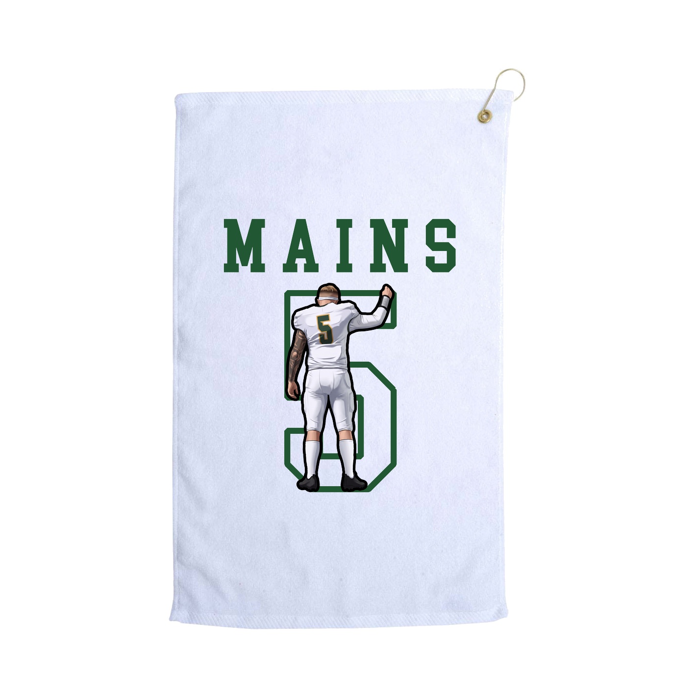 Golf Towel — Shirsey in White
