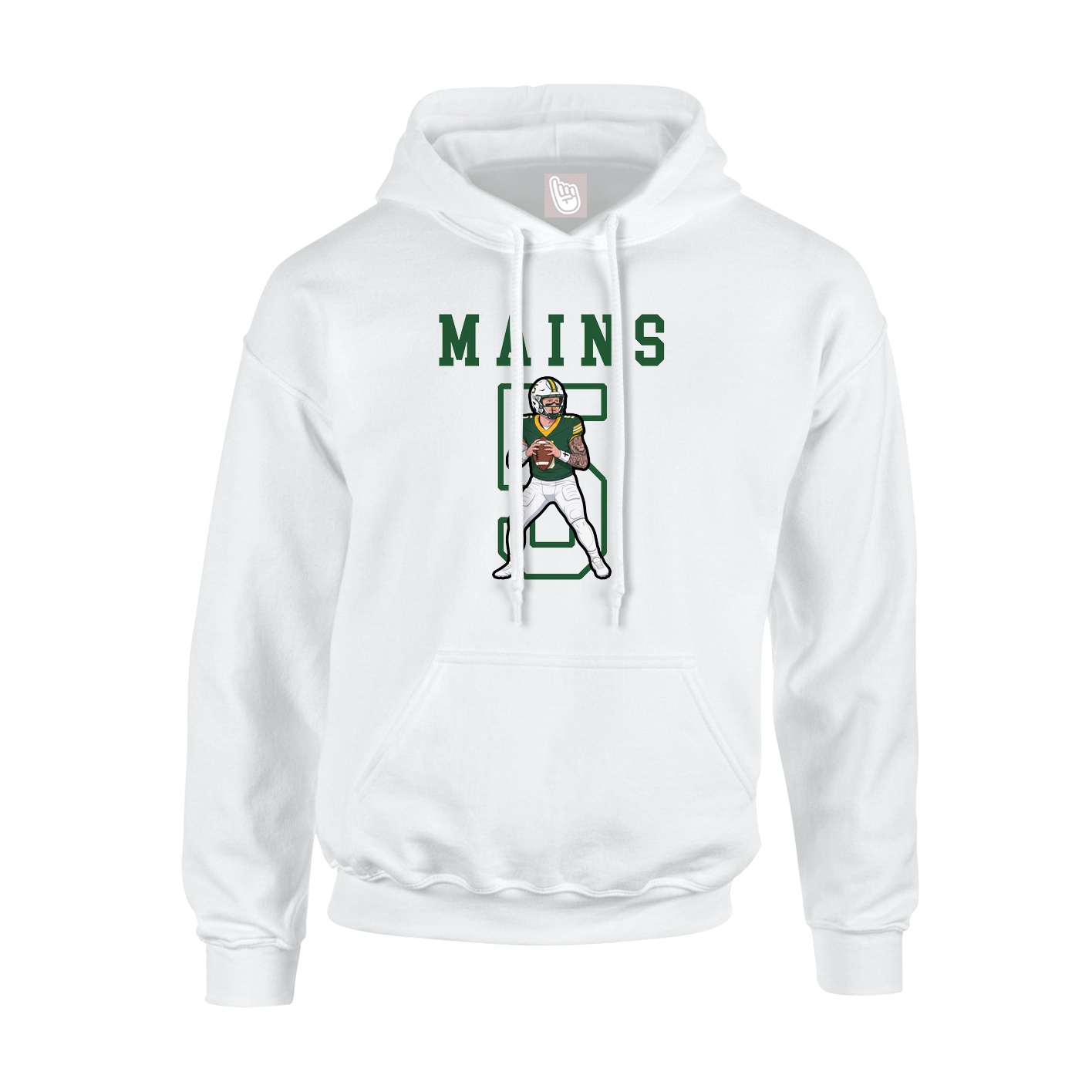 Youth Hoodie — Shirsey in White