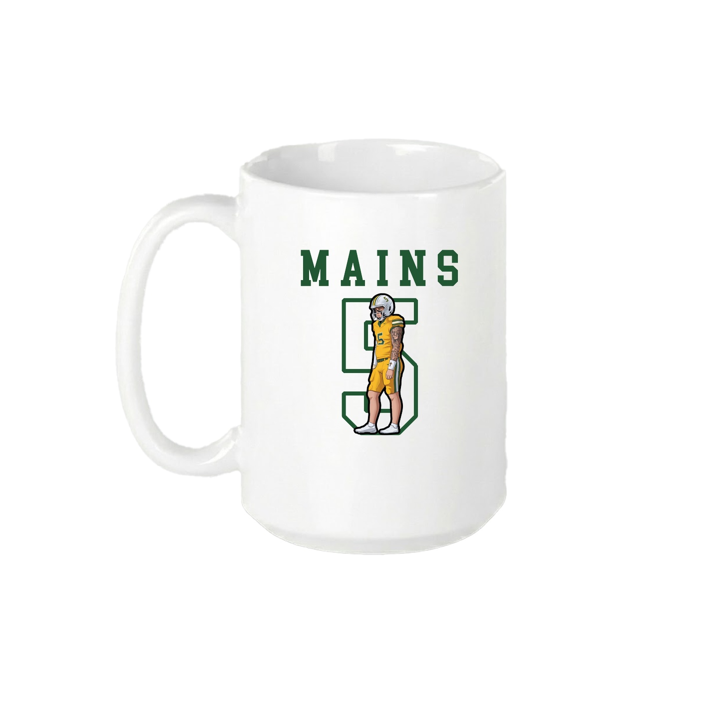 15oz Coffee Mug — Shirsey in White