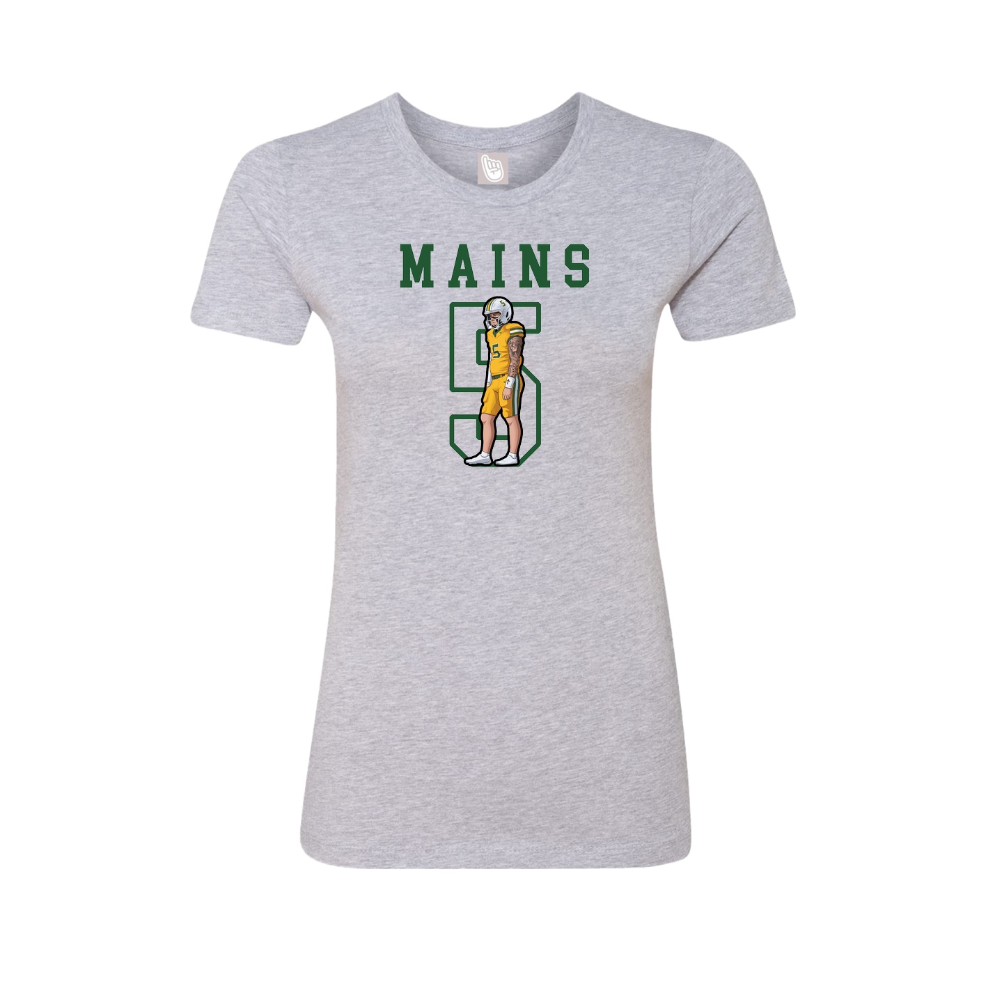 Fitted Women's Tee — Shirsey in Grey
