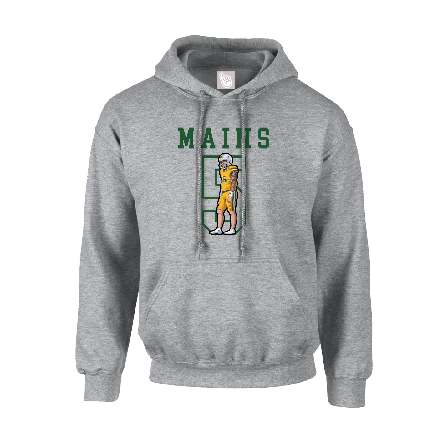 Hoodie — Shirsey in Grey