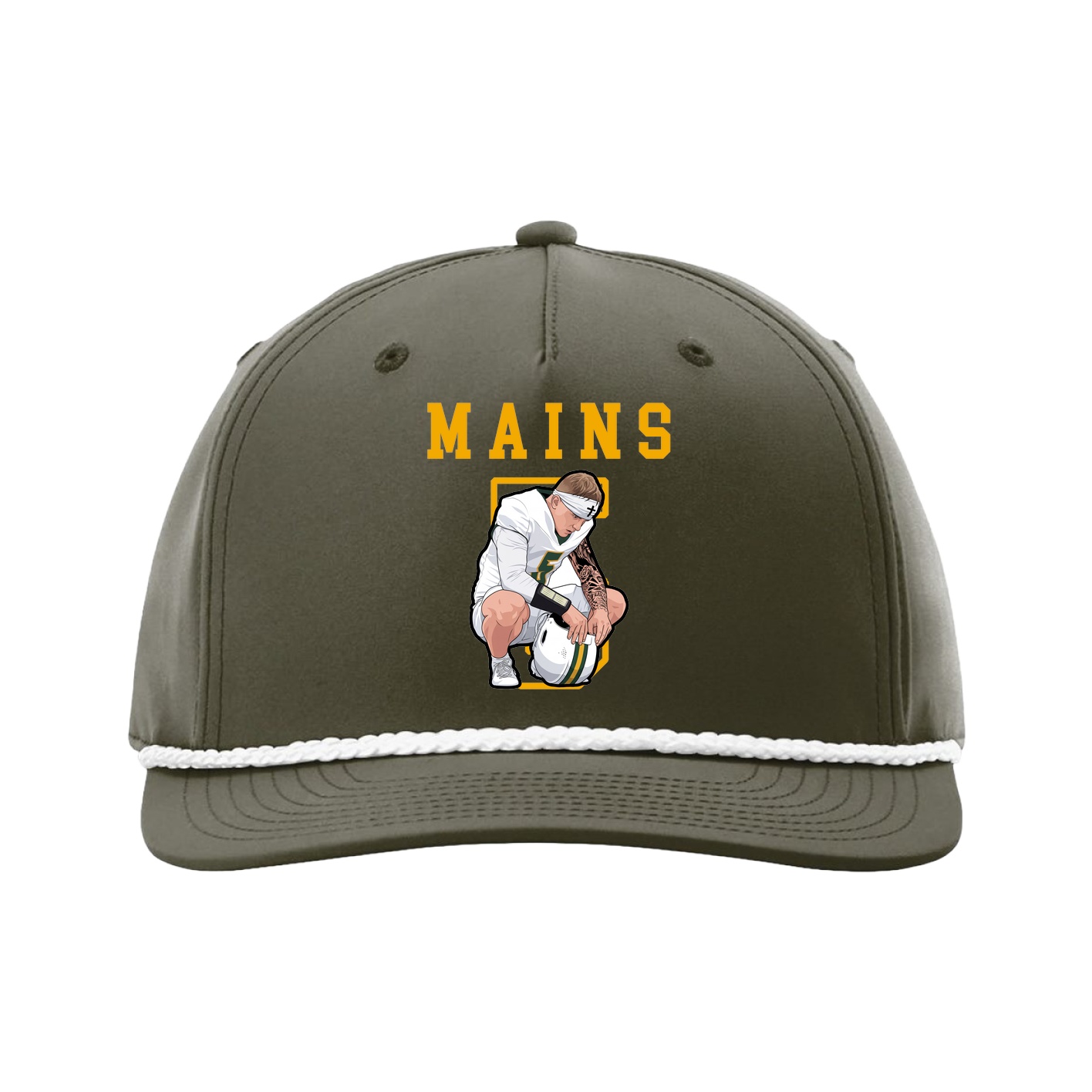 Five-Panel Classic Rope Cap — Shirsey in Green