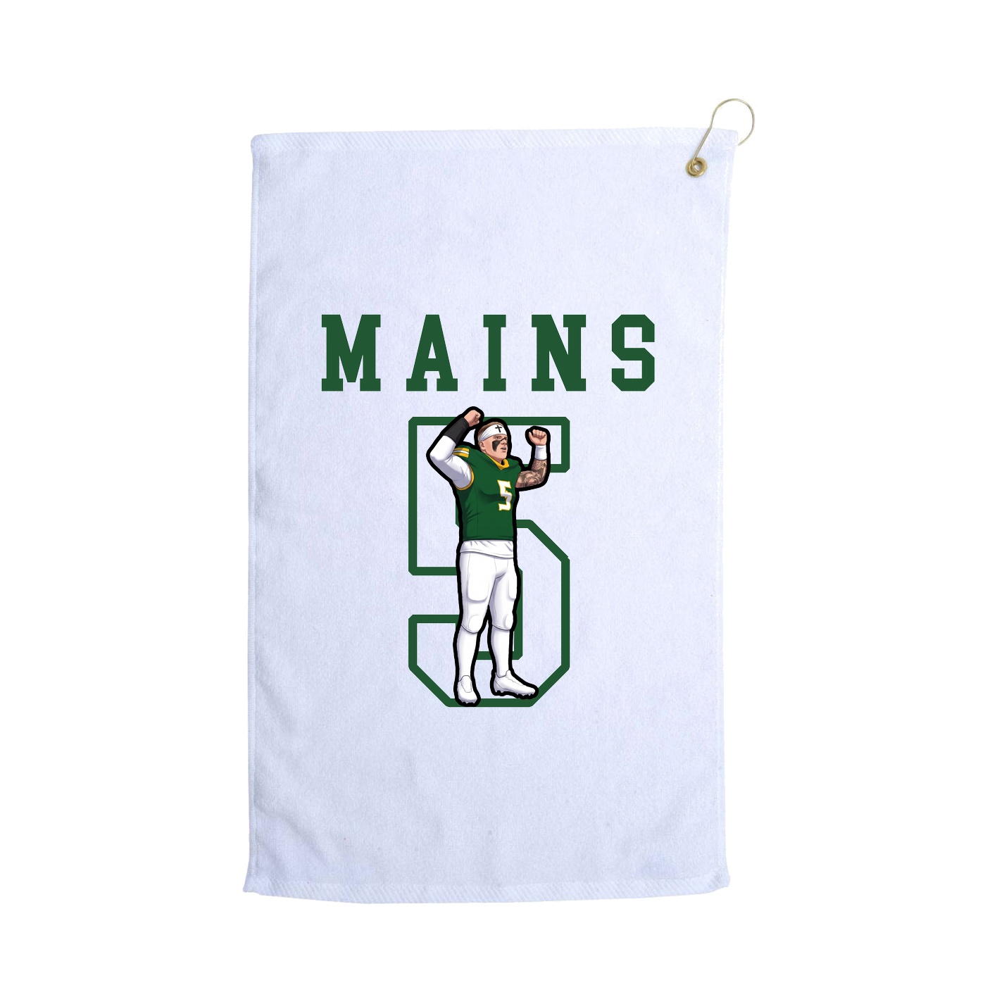 Golf Towel — Shirsey in White
