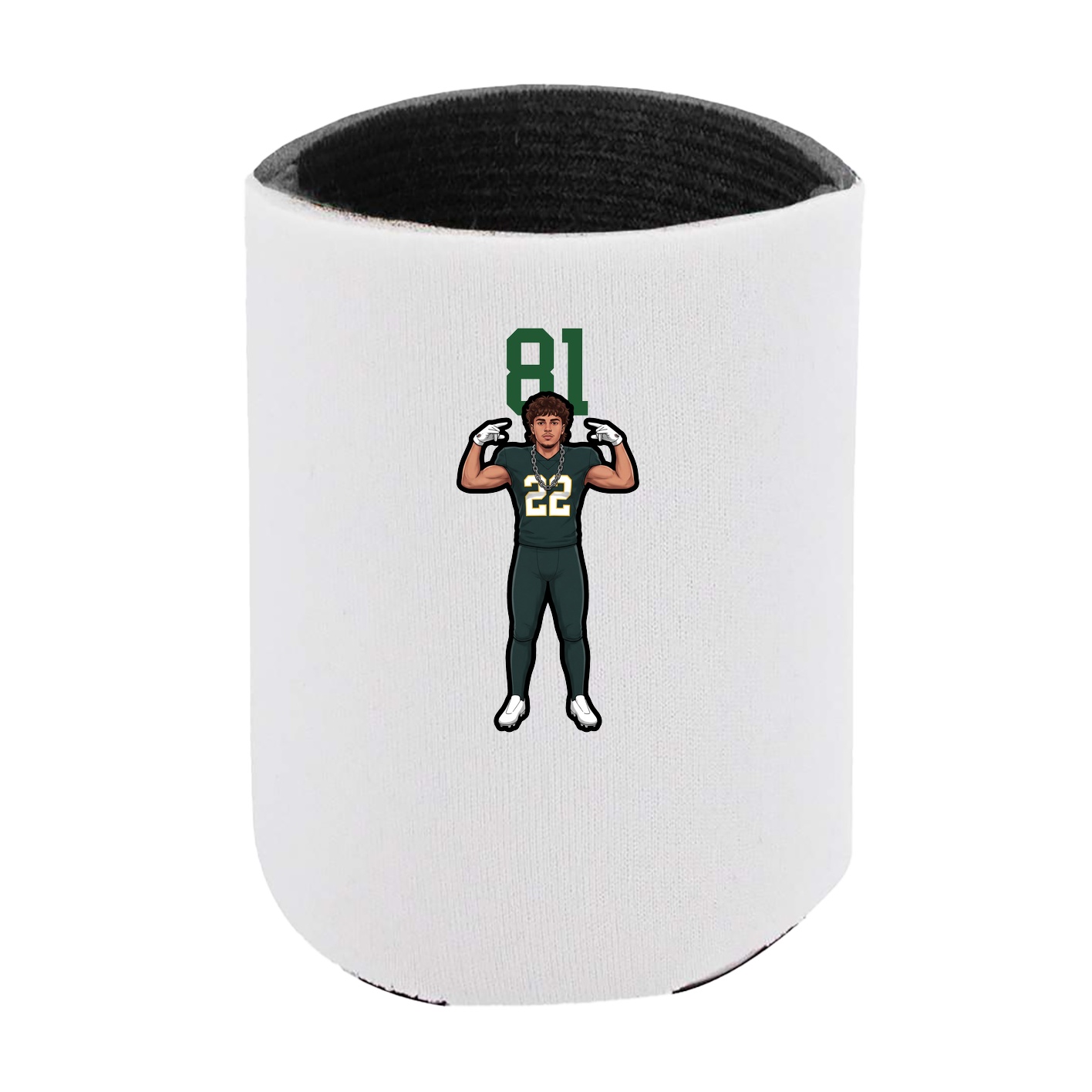 Can Holder — Number Top in White