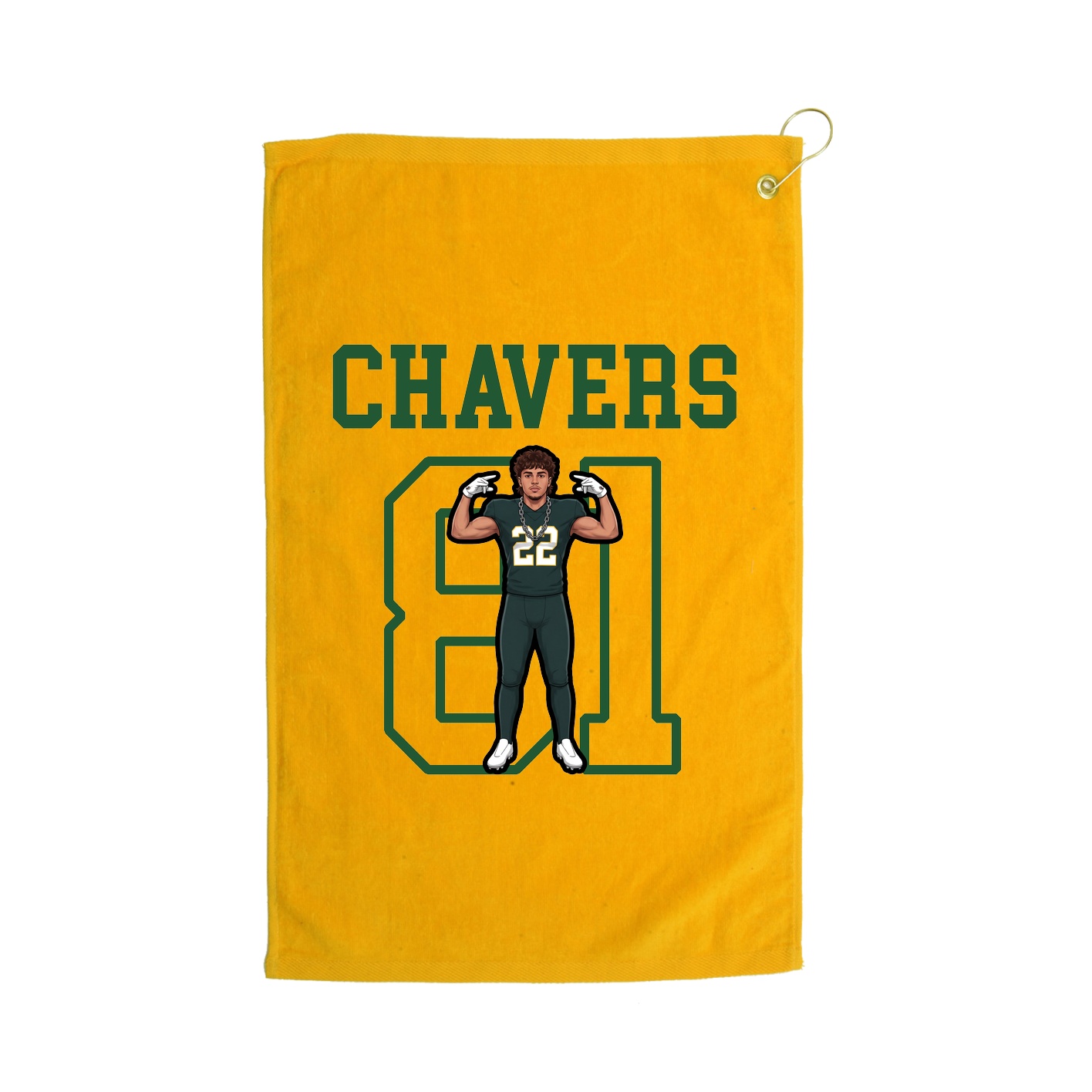 Golf Towel — Shirsey in Gold