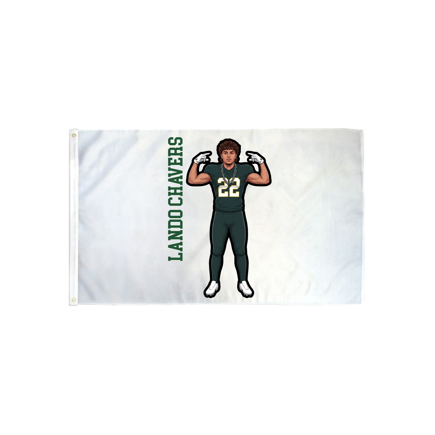 3x5 Flag — Name Vertical in Classic