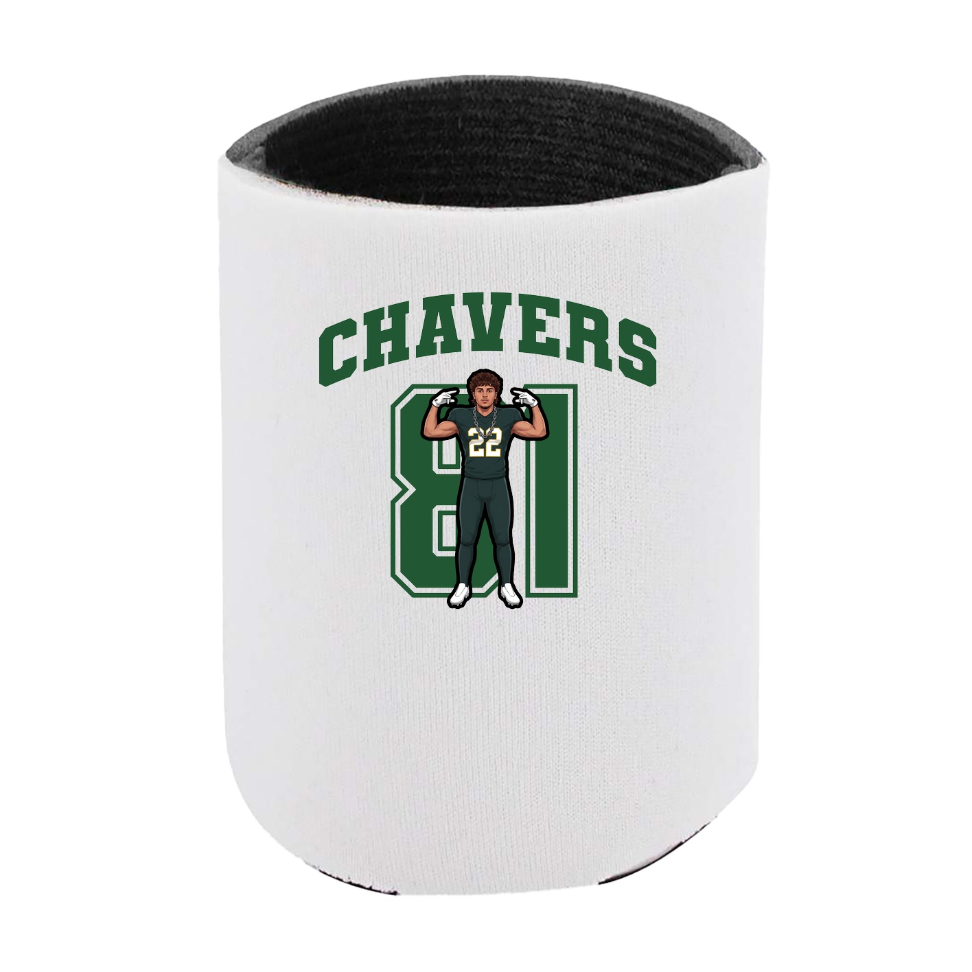 Can Holder — Number in White