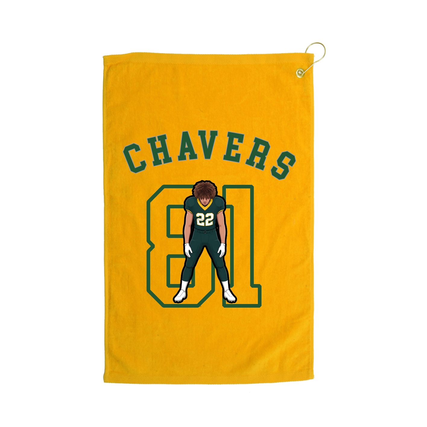 Golf Towel — Shirsey Arch in Gold