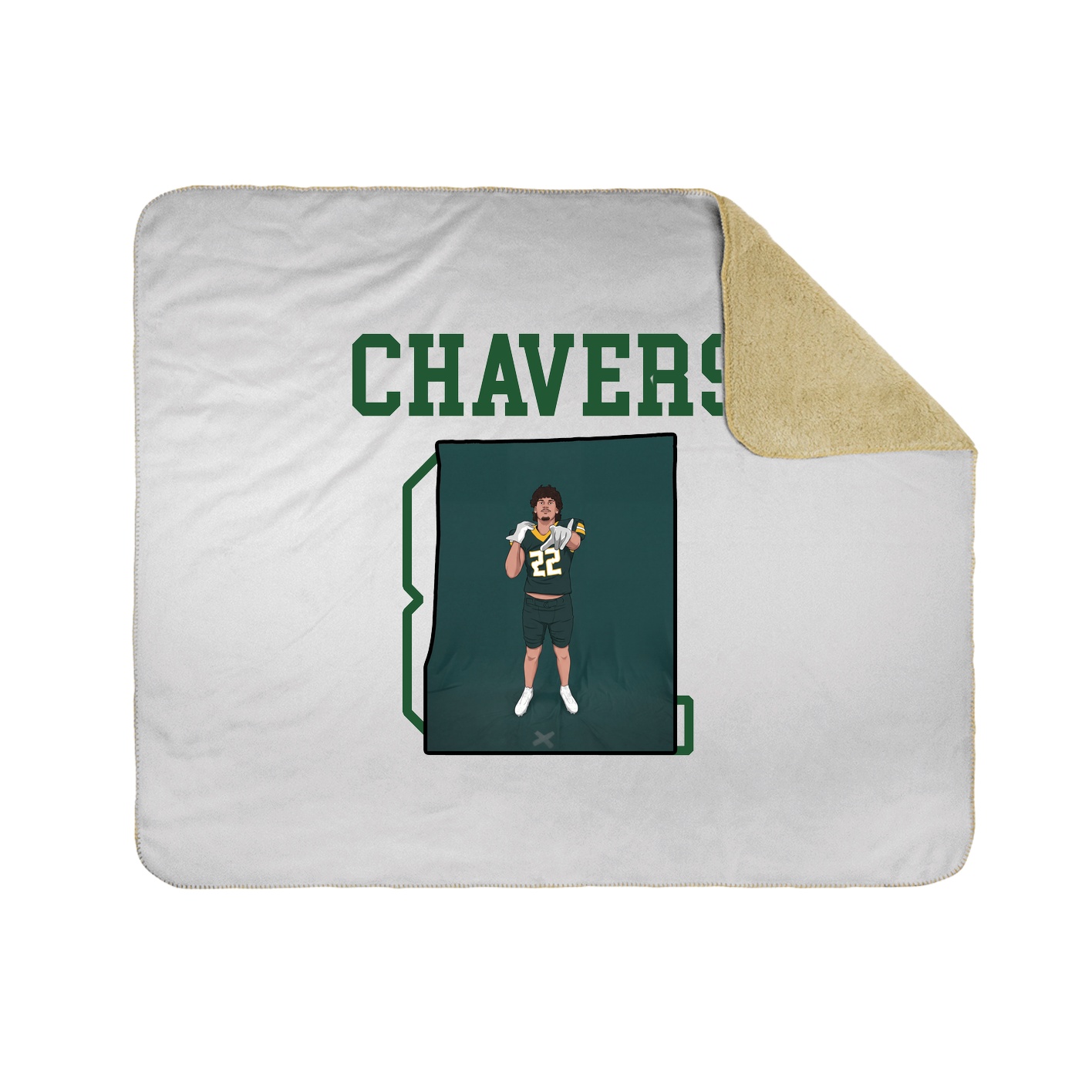 Throw Blanket — Shirsey in White