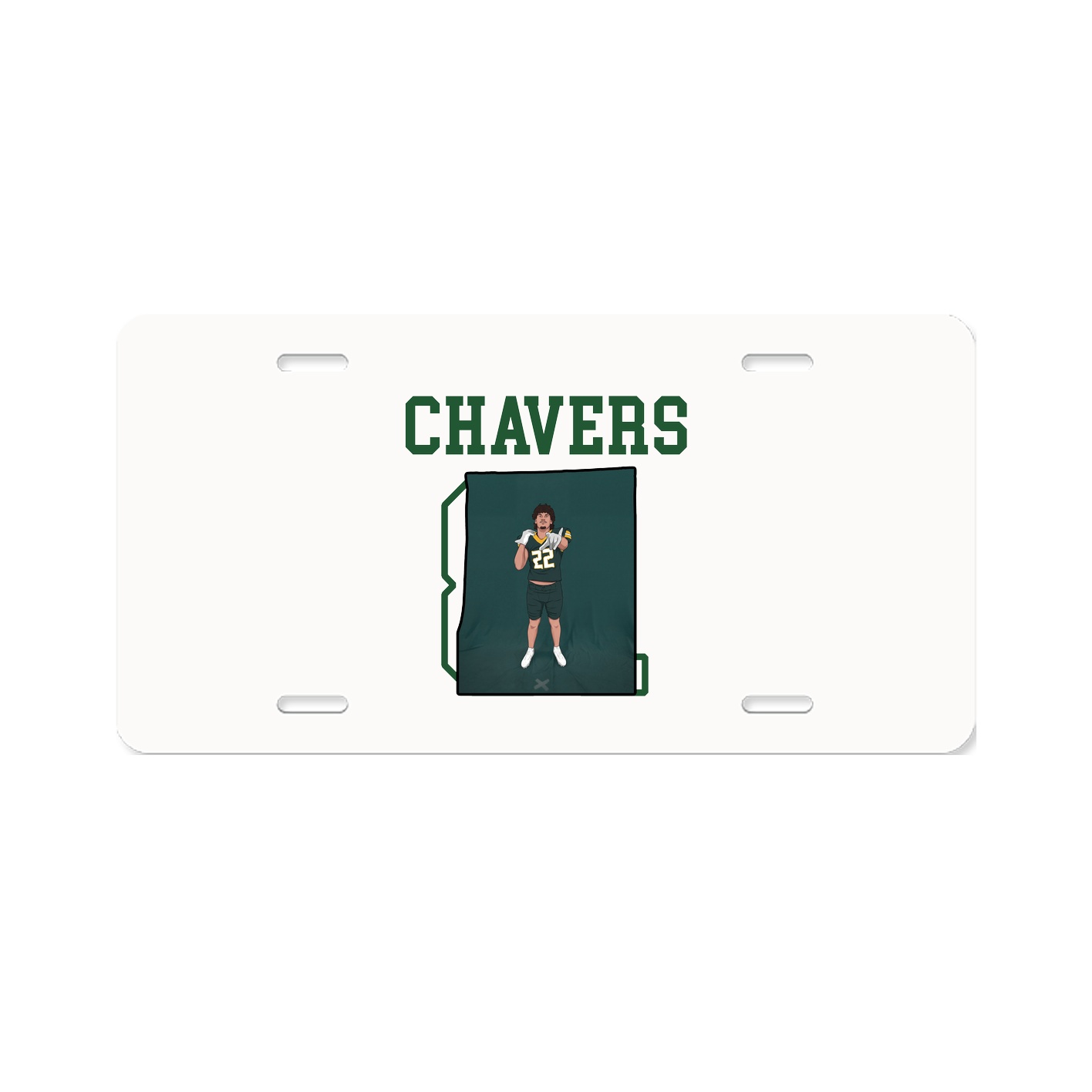 License Plate — Shirsey in Classic
