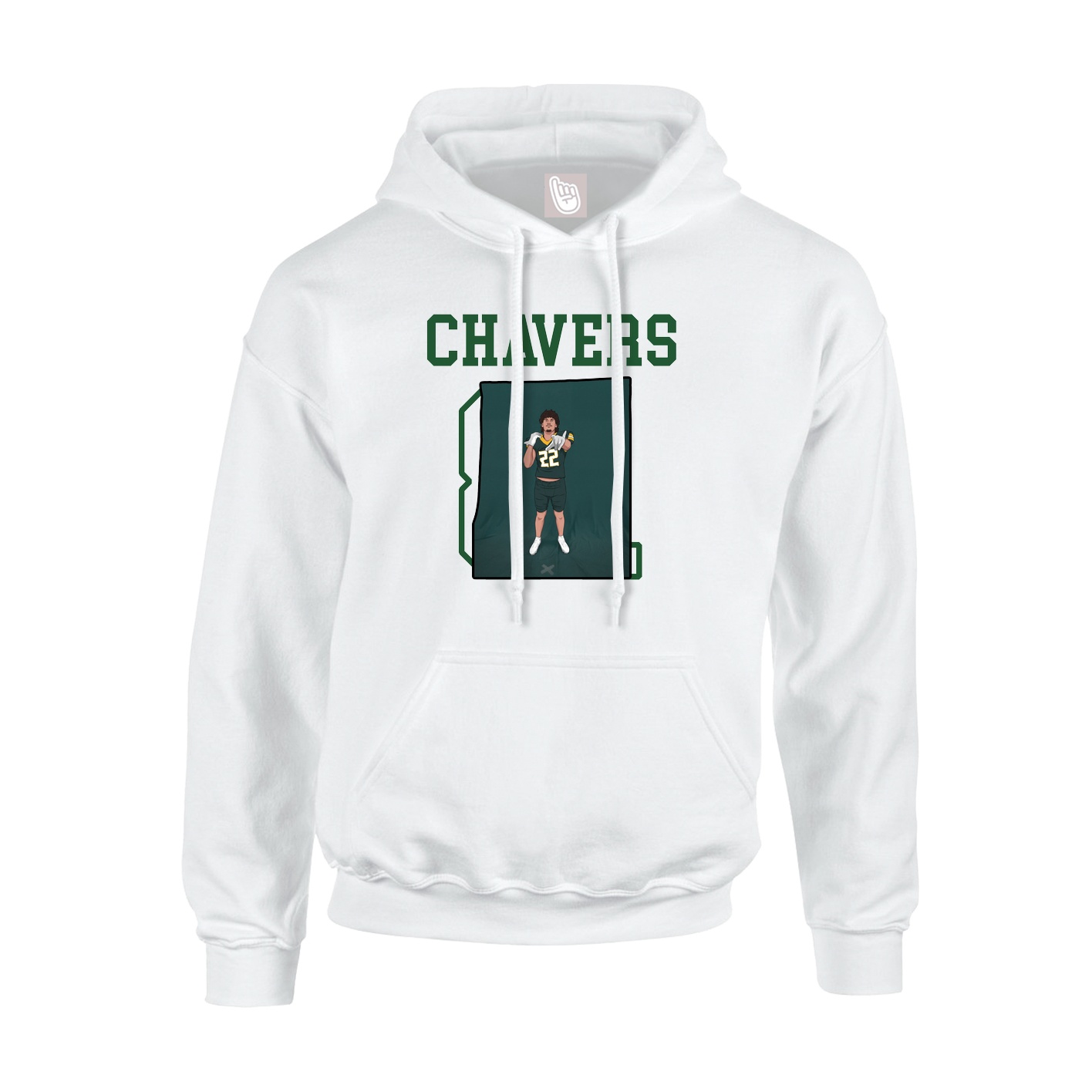Youth Hoodie — Shirsey in White